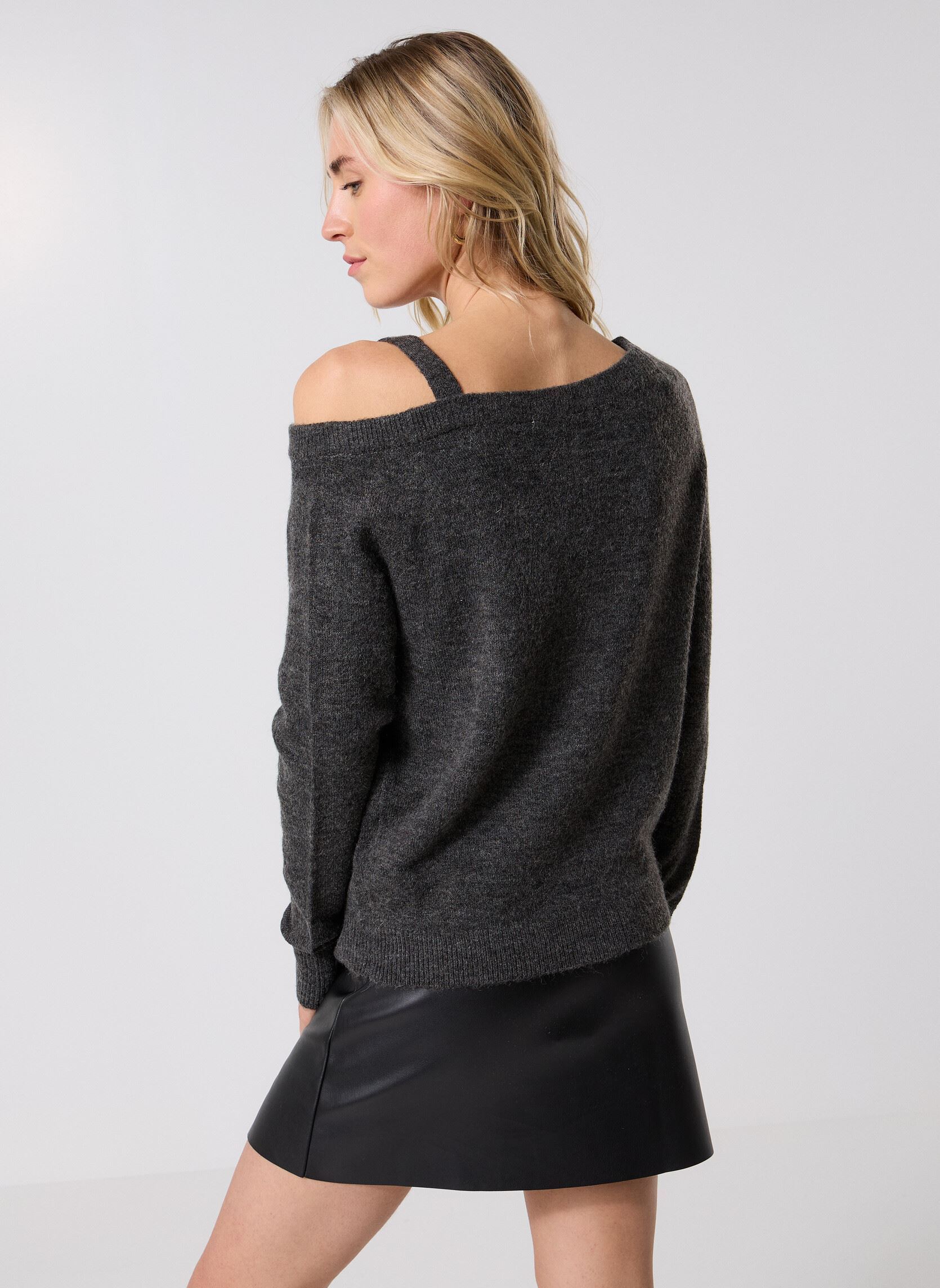 Pulls Samantha femme gris Grace & Mila Pulls Samantha femme gris Anthracite