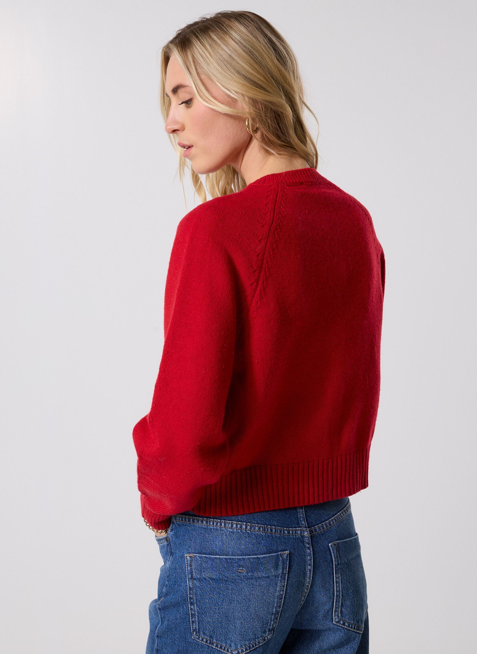 Vesten Sanders dames rood Grace & Mila Vesten Sanders dames rood ROUGE