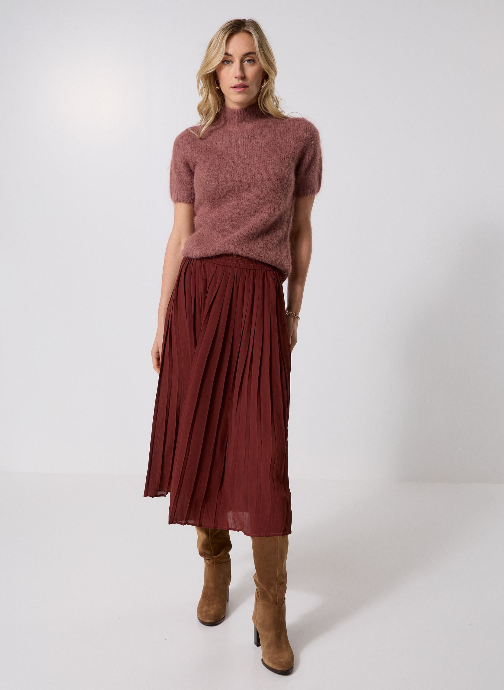 Truien Saule dames rood Grace & Mila Truien Saule dames rood Terracotta