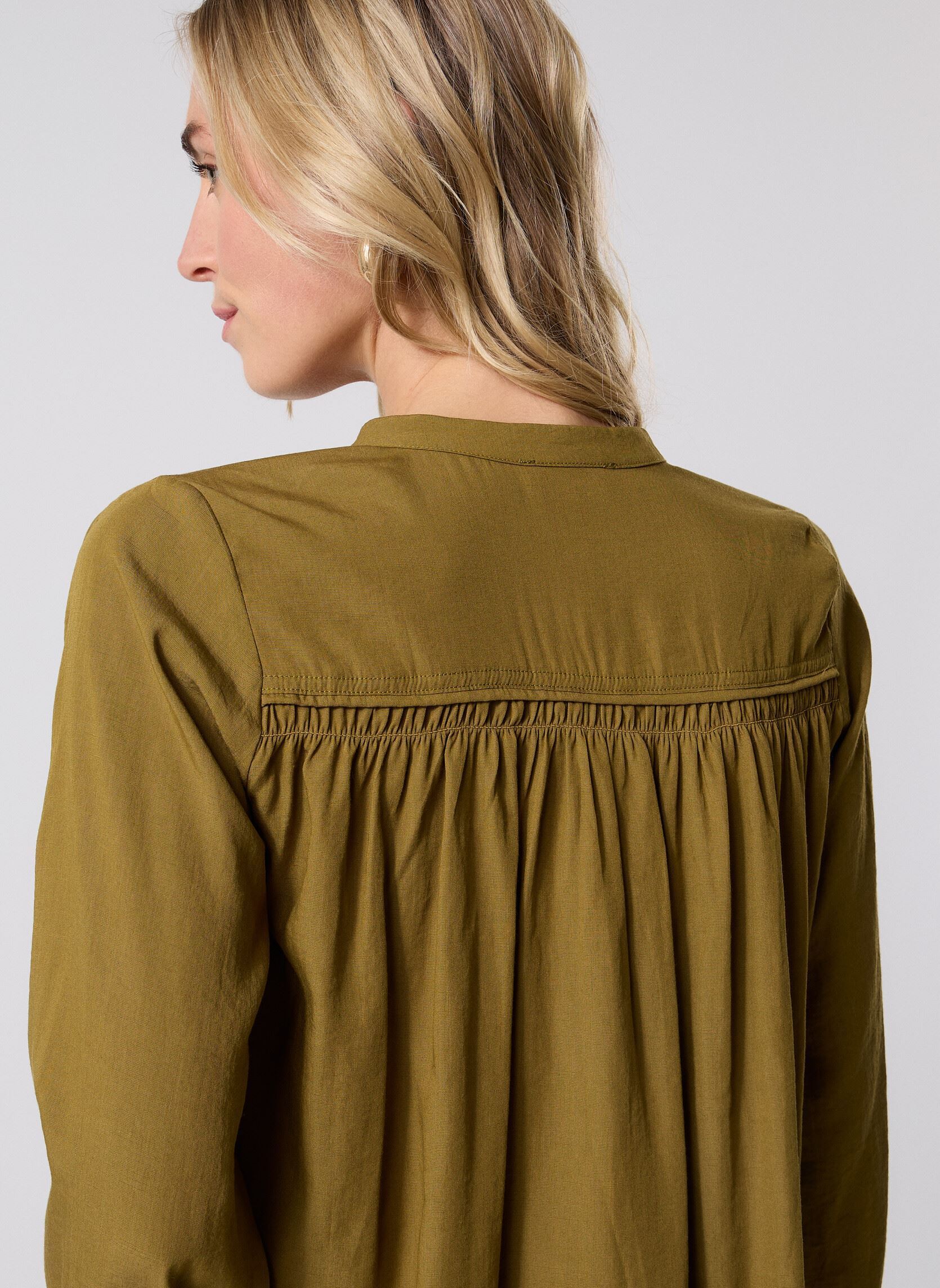Langarm-Blusen Savannah damen grün Grace & Mila Langarm-Blusen Savannah damen grün OLIVE