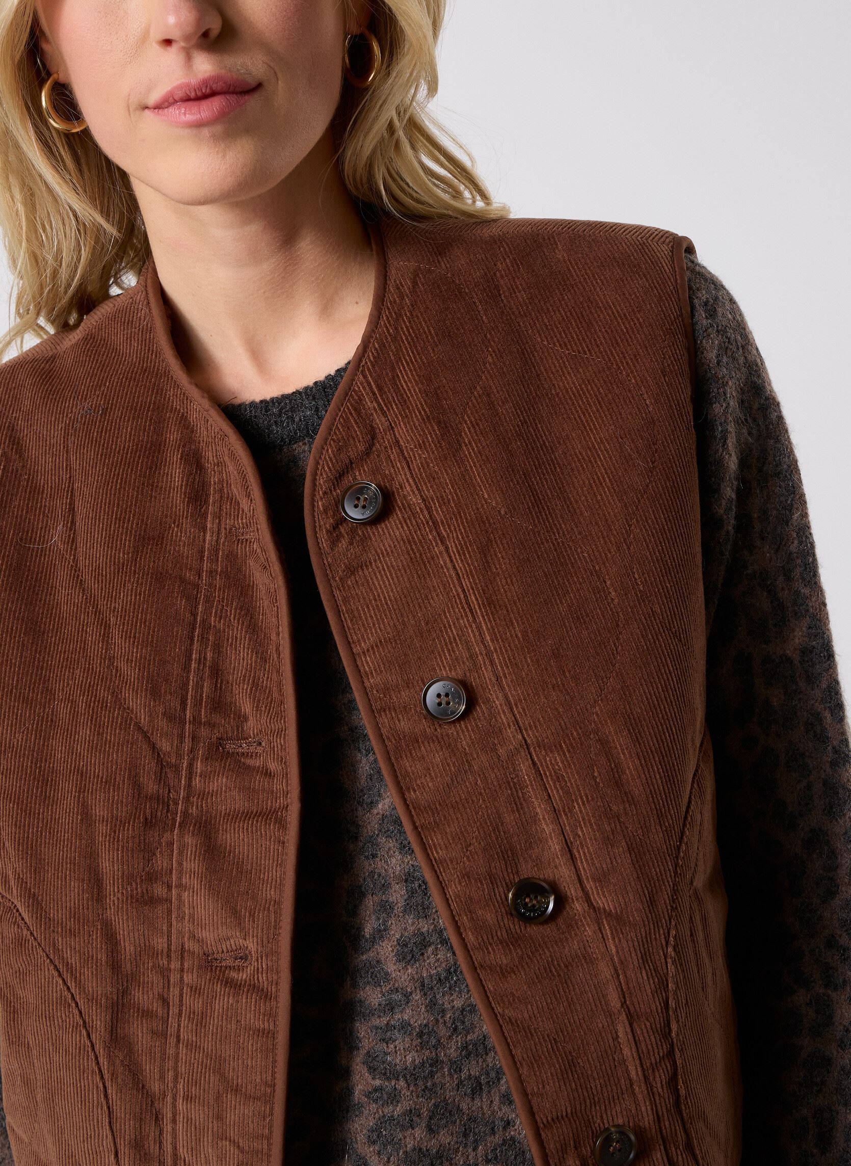 Bodywarmer Seth dames bruin Grace & Mila Bodywarmer Seth dames bruin Chocolat