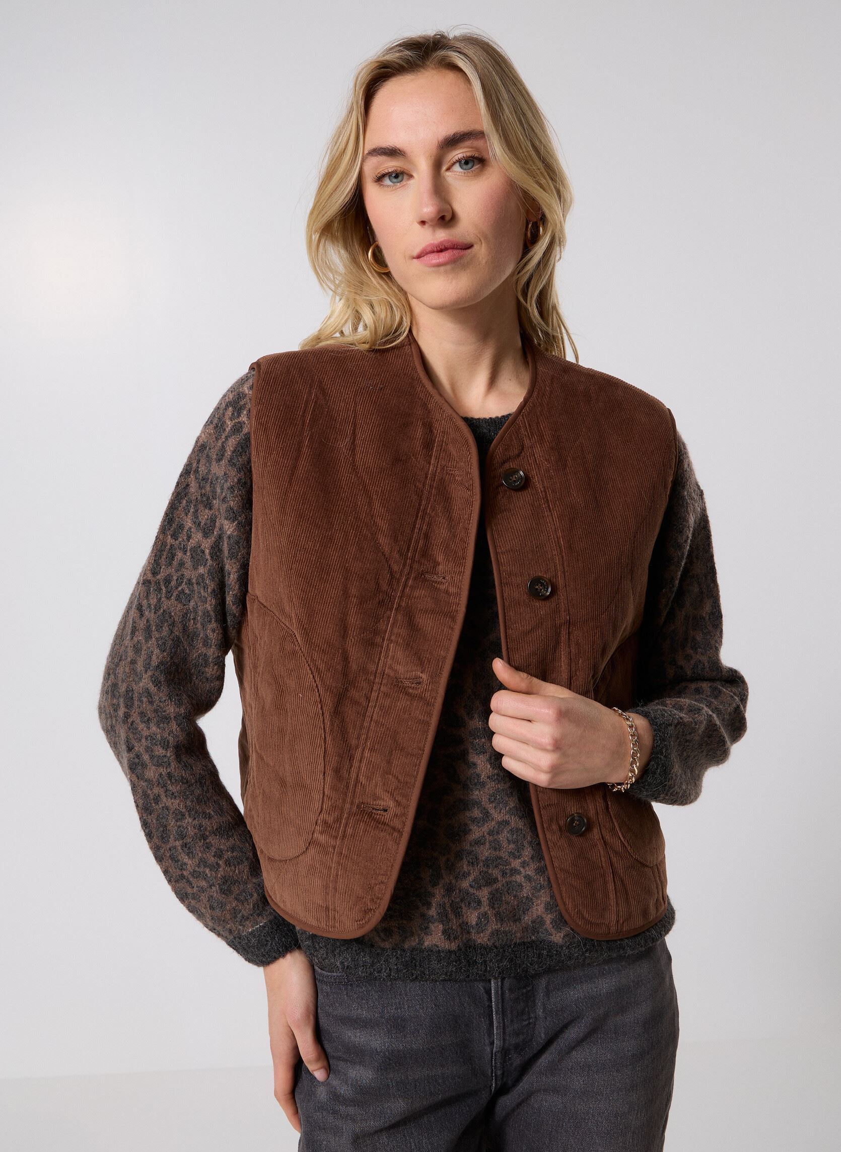 Bodywarmer Seth dames bruin Grace & Mila Bodywarmer Seth dames bruin Chocolat