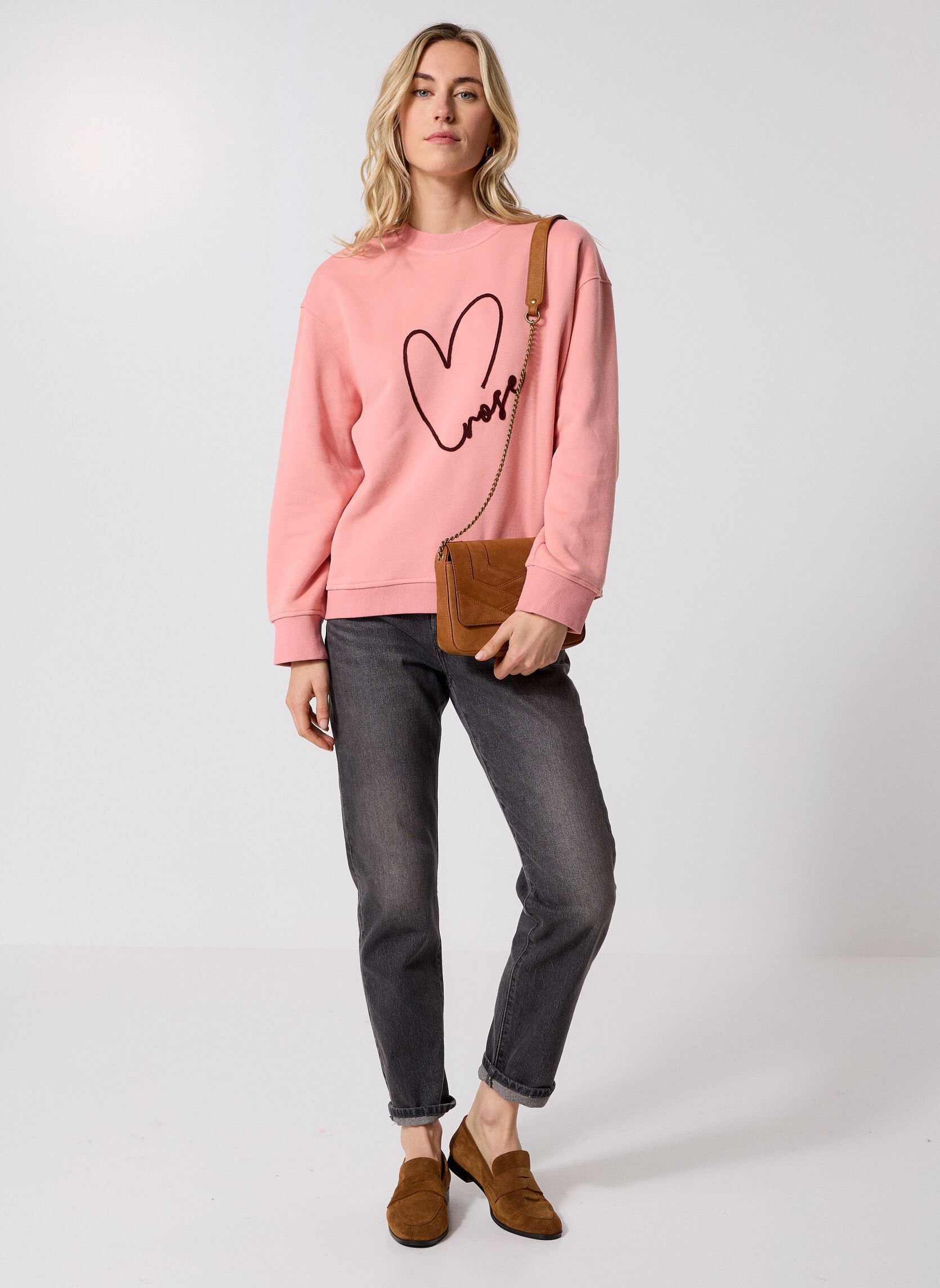 Sweater Sharly dames roze Grace & Mila Sweater Sharly dames roze Blush