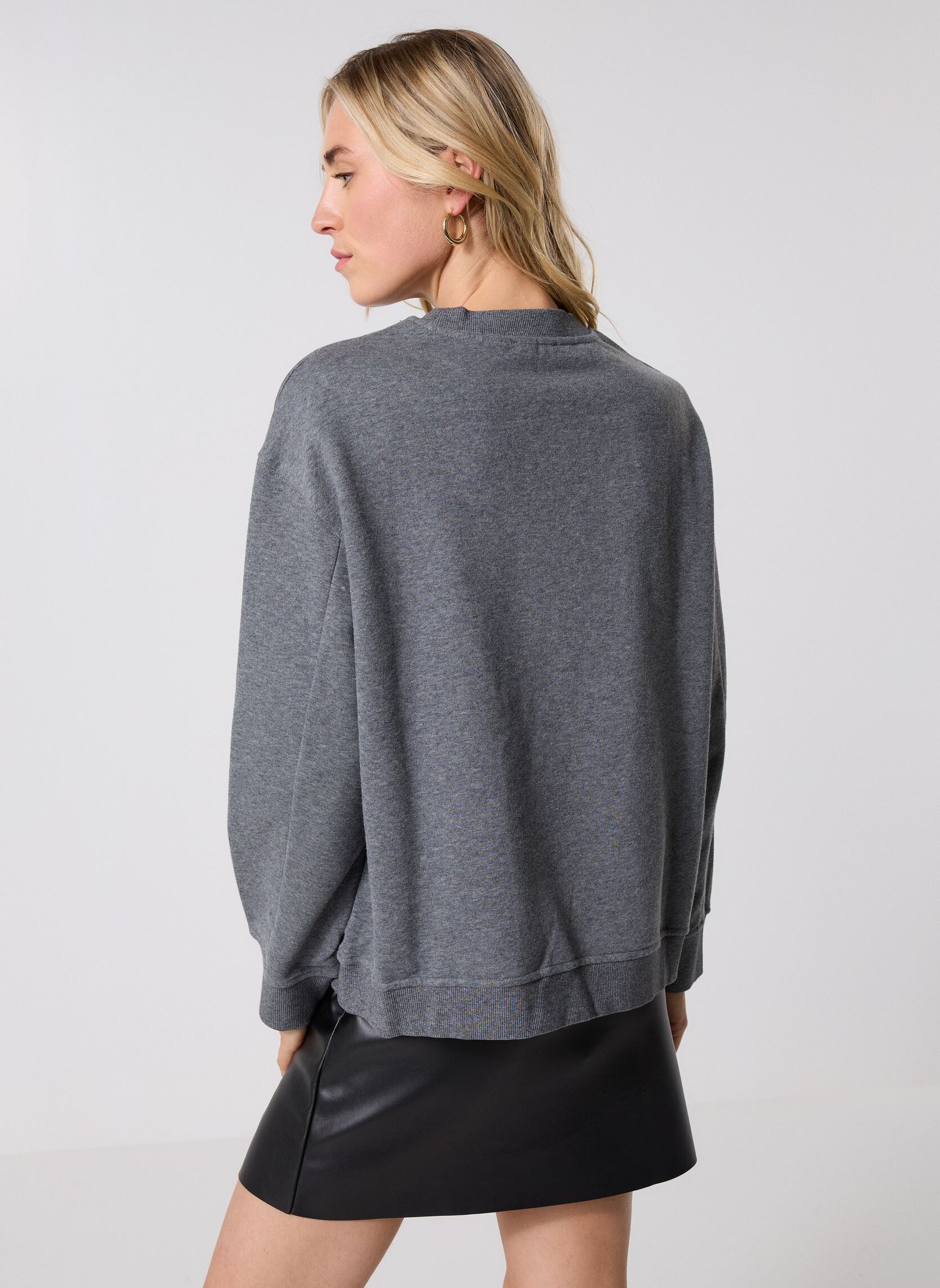 Sweater Sharly dames grijs Grace & Mila Sweater Sharly dames grijs GRIS