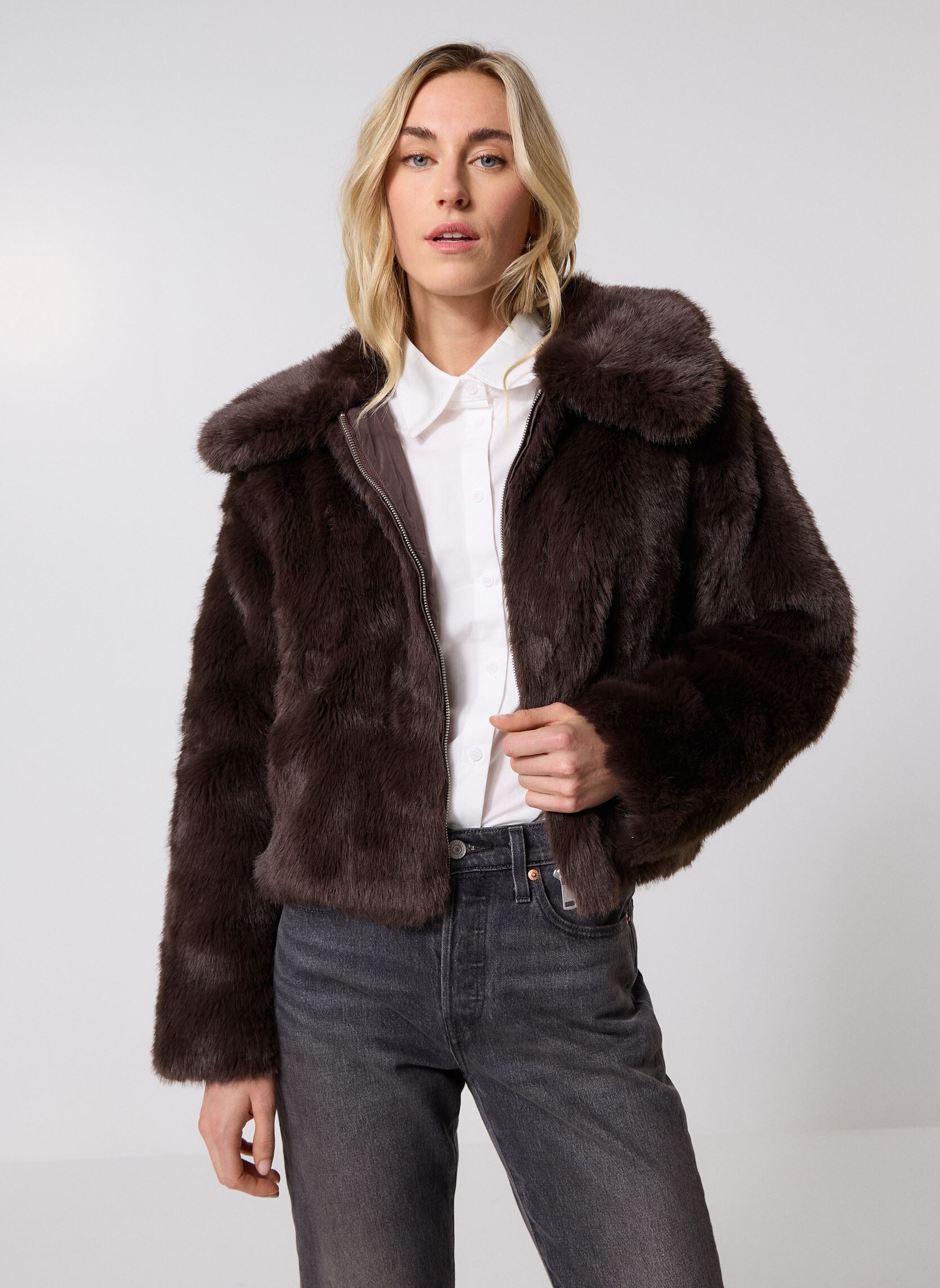 Manteaux Shonna femme marron Grace & Mila Manteaux Shonna femme marron CHOCOLAT