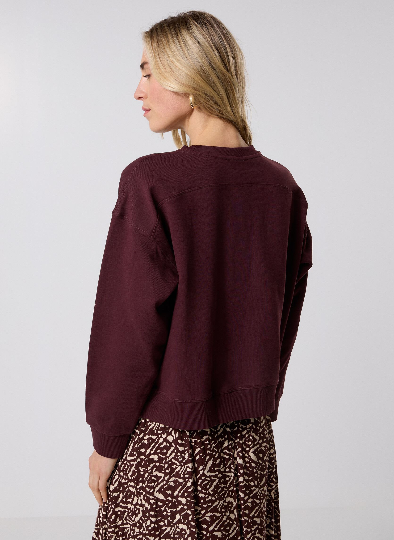 Sweater Sigil dames bordeaux Grace & Mila Sweater Sigil dames bordeaux Bordeaux
