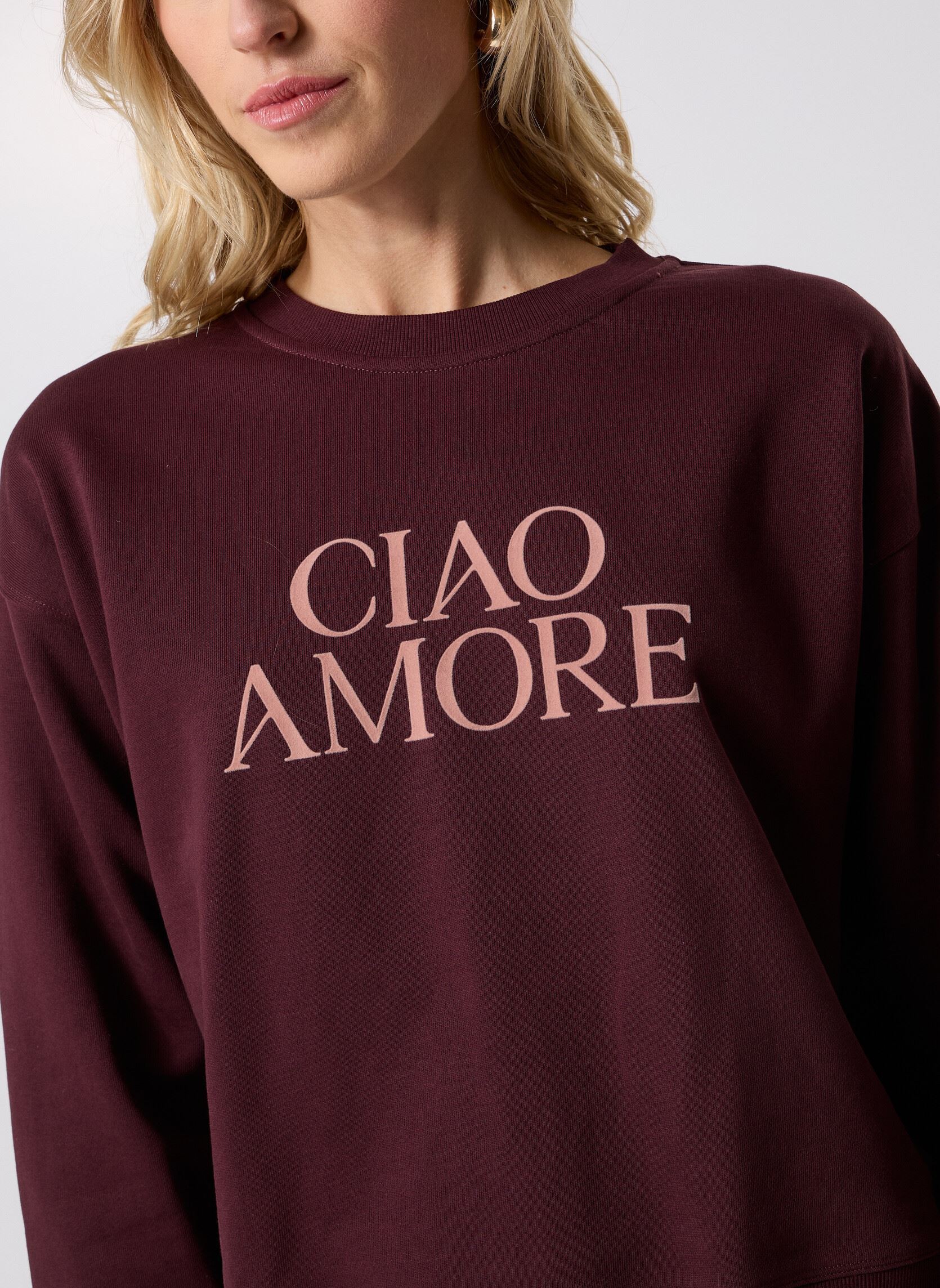 Sweater Sigil dames bordeaux Grace & Mila Sweater Sigil dames bordeaux Bordeaux