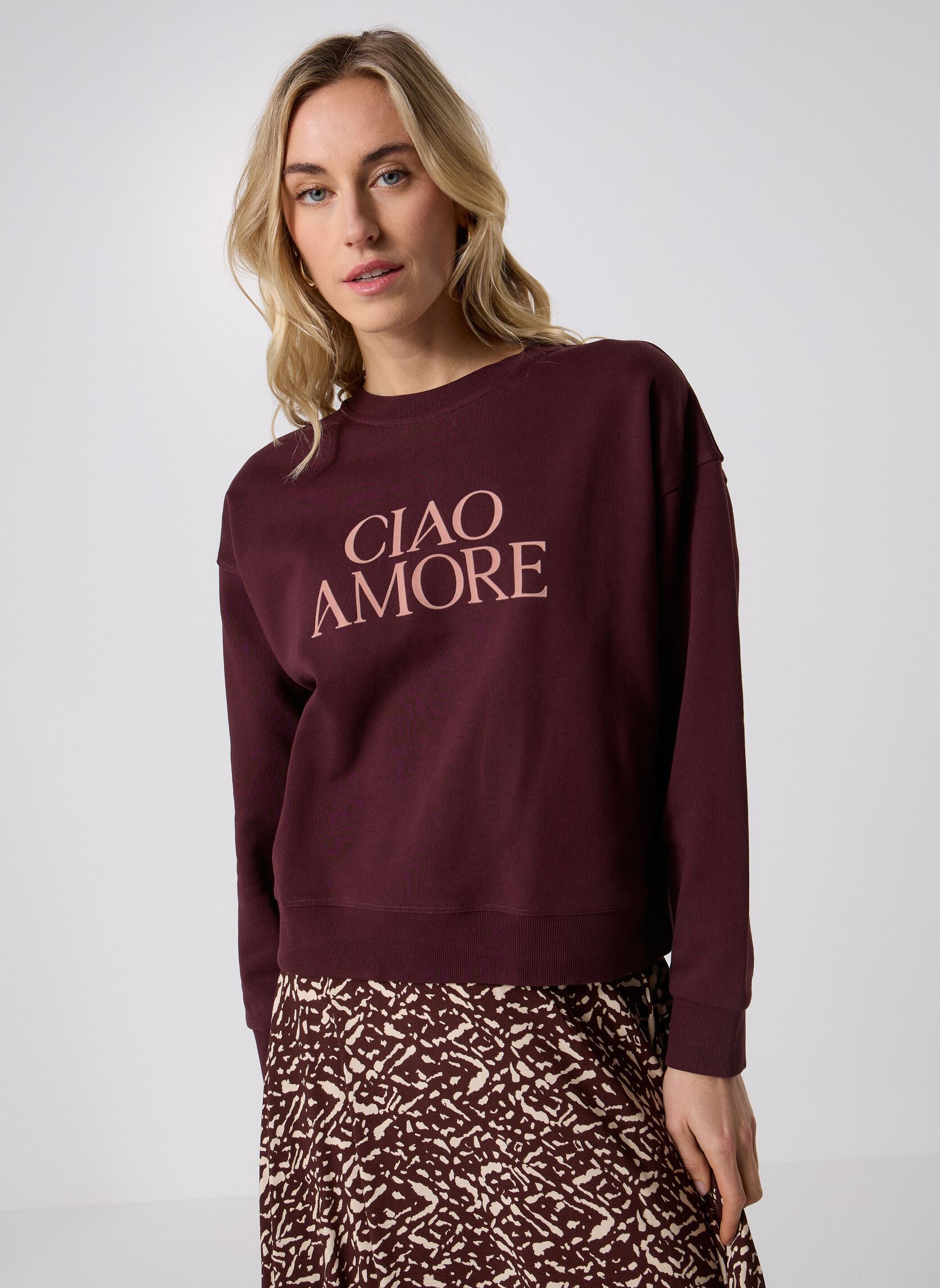 Sweater Sigil dames bordeaux Grace & Mila Sweater Sigil dames bordeaux Bordeaux