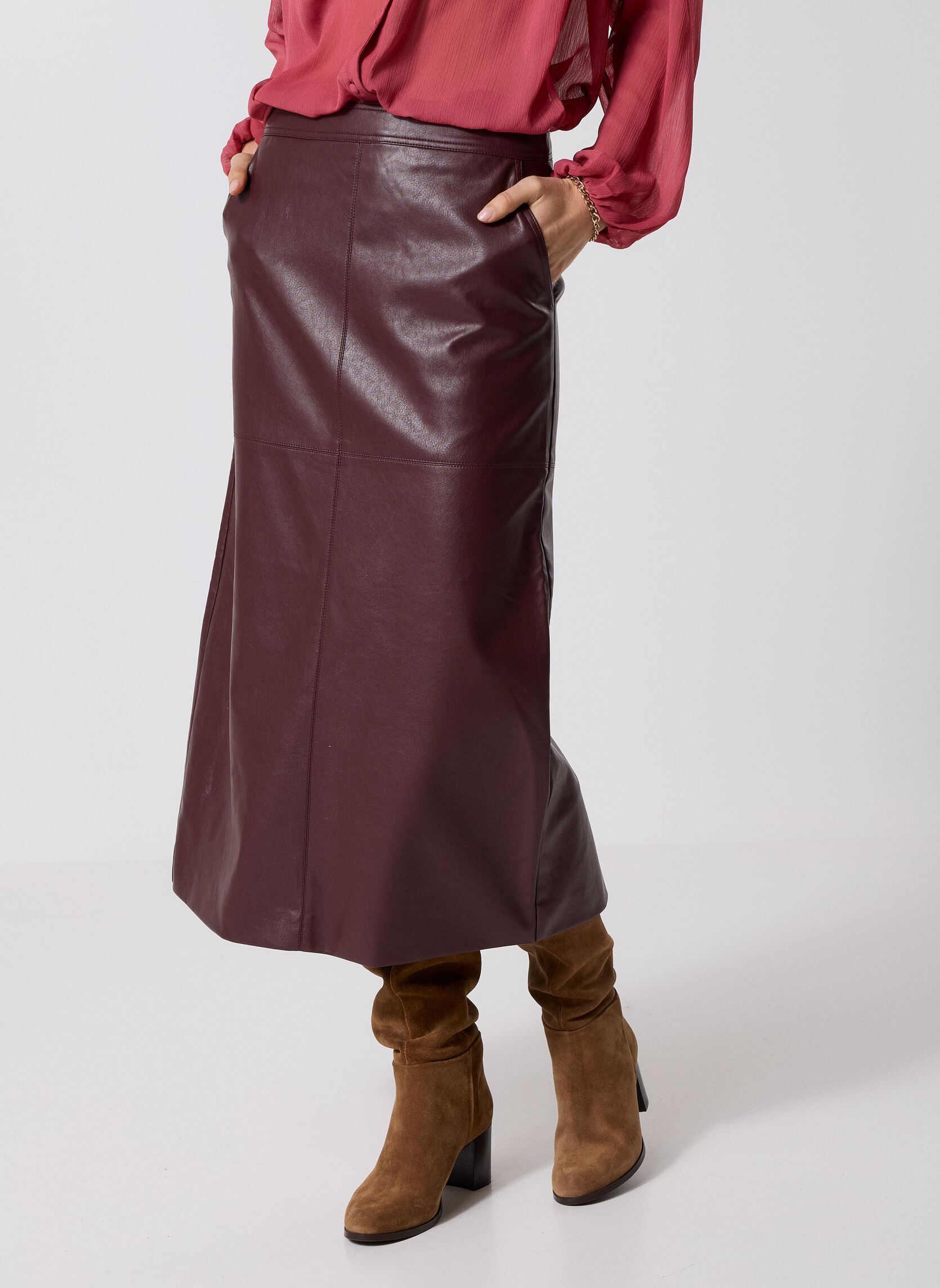 Jupes mi-longues Sirene femme bordeaux Grace & Mila Jupes mi-longues Sirene femme bordeaux Bordeaux