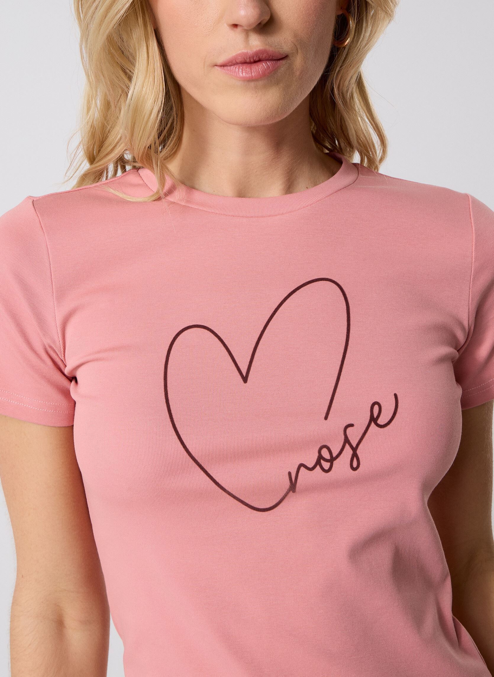 T-shirts met korte mouwen Sixte dames roze Grace & Mila T-shirts met korte mouwen Sixte dames roze Blush