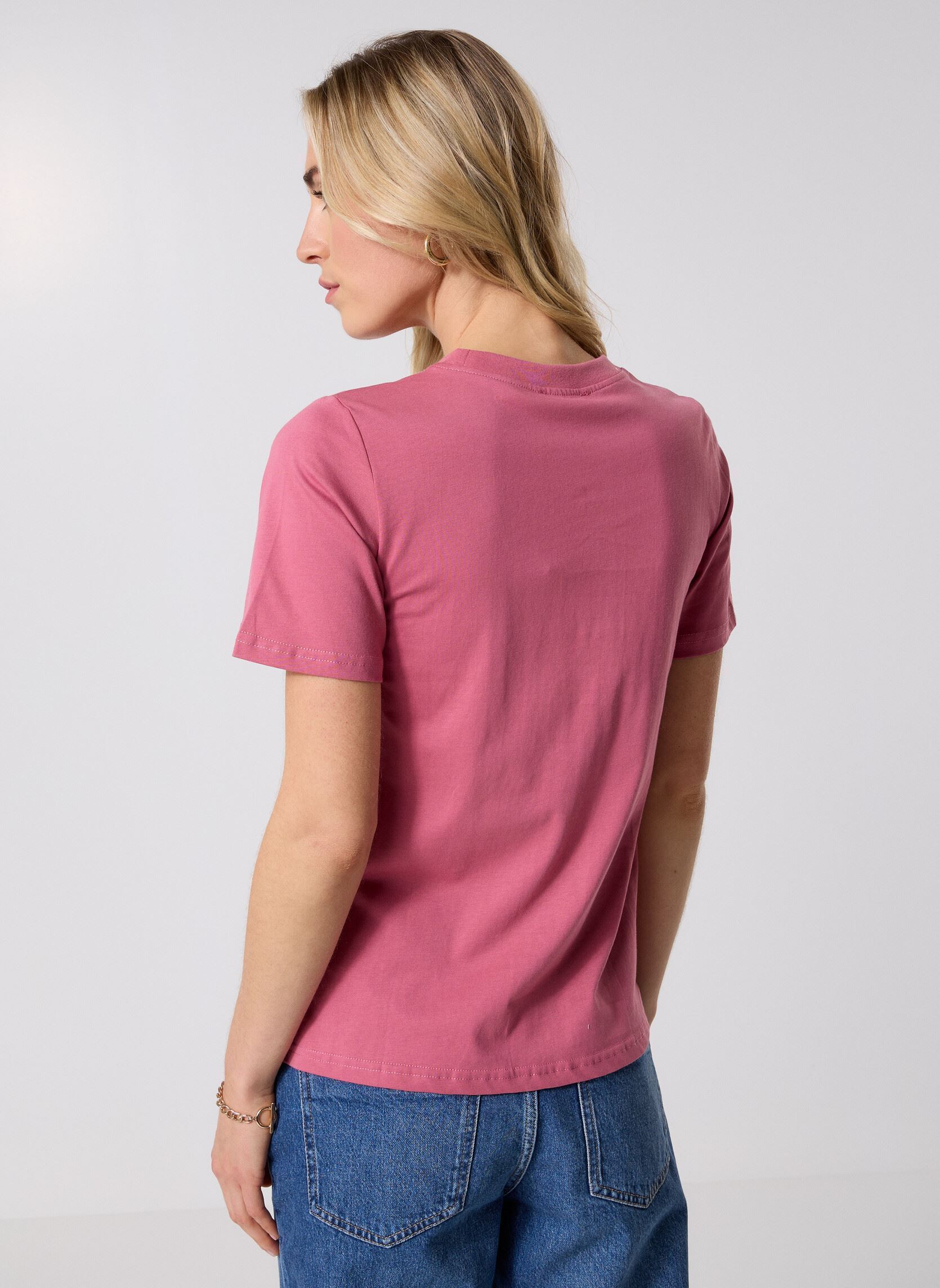 T-shirts met korte mouwen Soft dames roze Grace & Mila T-shirts met korte mouwen Soft dames roze Blush