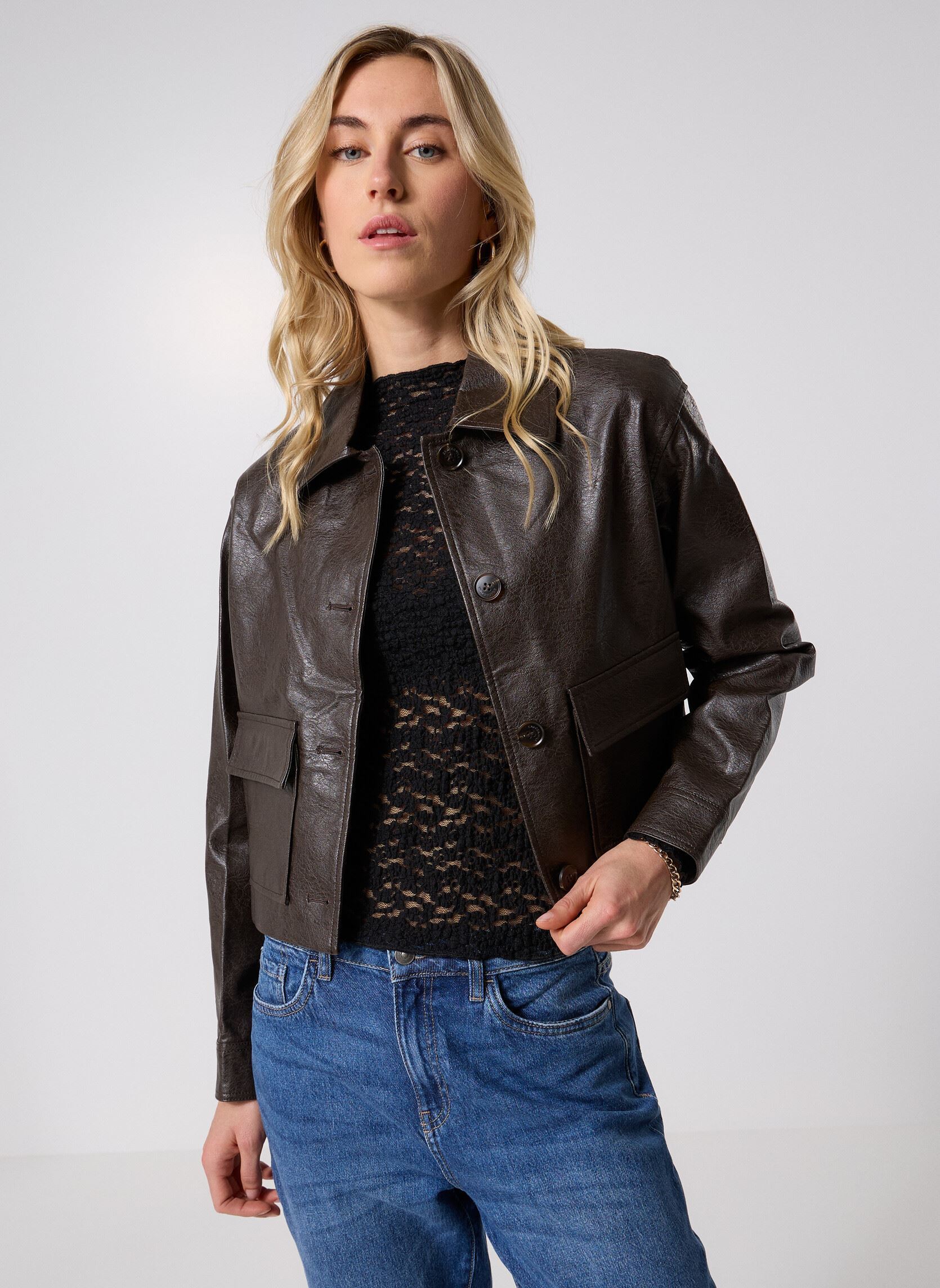 Jassen Solange dames bruin Grace & Mila Jassen Solange dames bruin Chocolat