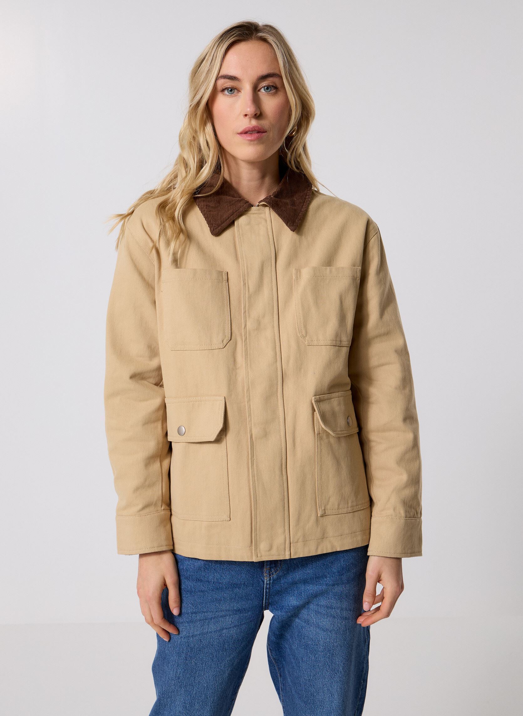 Jassen Soraya dames beige Grace & Mila Jassen Soraya dames beige Sable