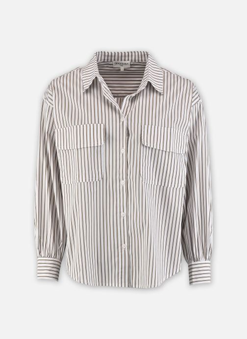 Grace & Mila Lange mouw overhemden Sorbet dames beige