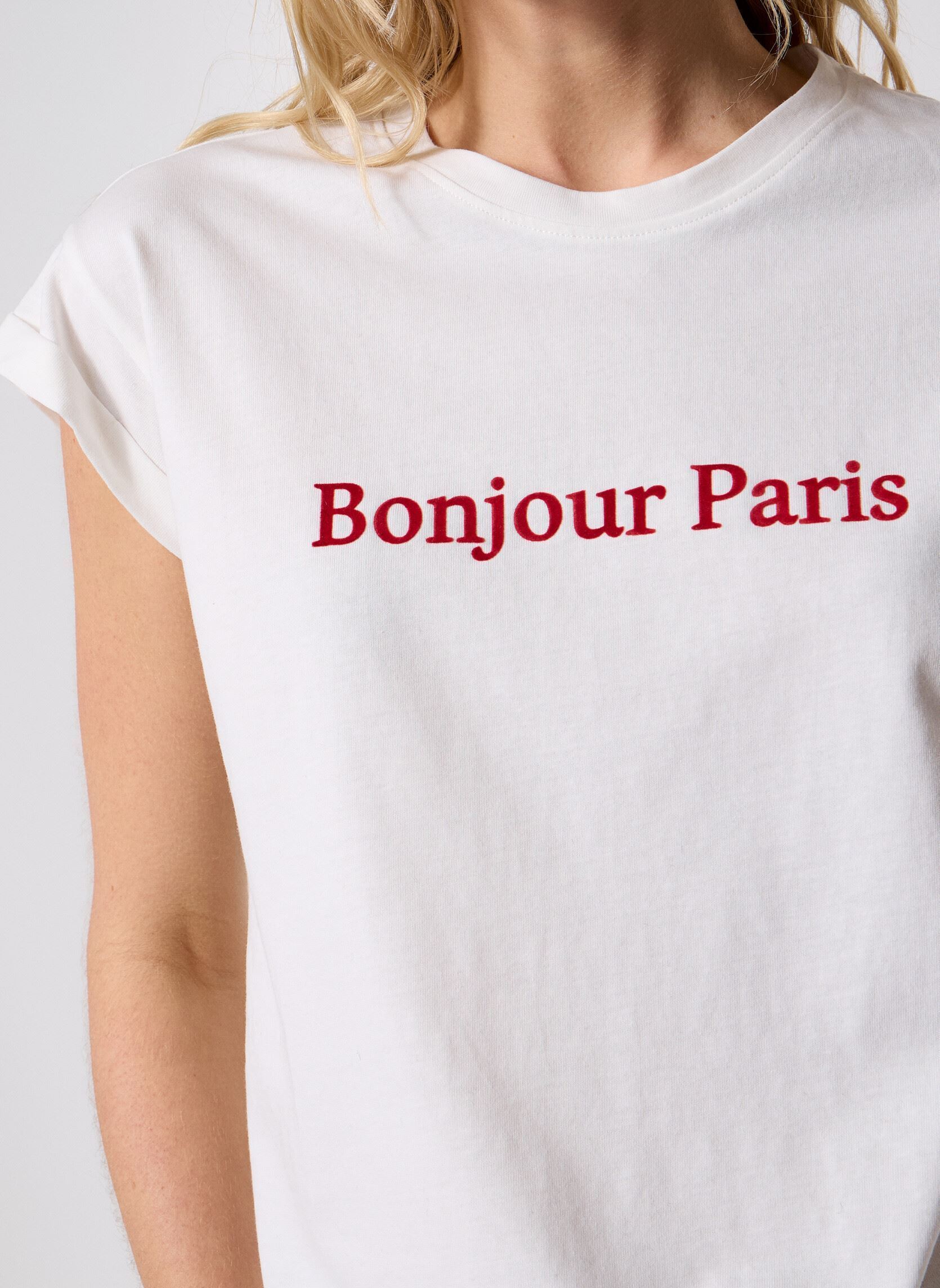T-shirts Sorentino dames wit Grace & Mila T-shirts Sorentino dames wit IVOIRE