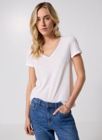 T-shirts met korte mouwen Space dames wit