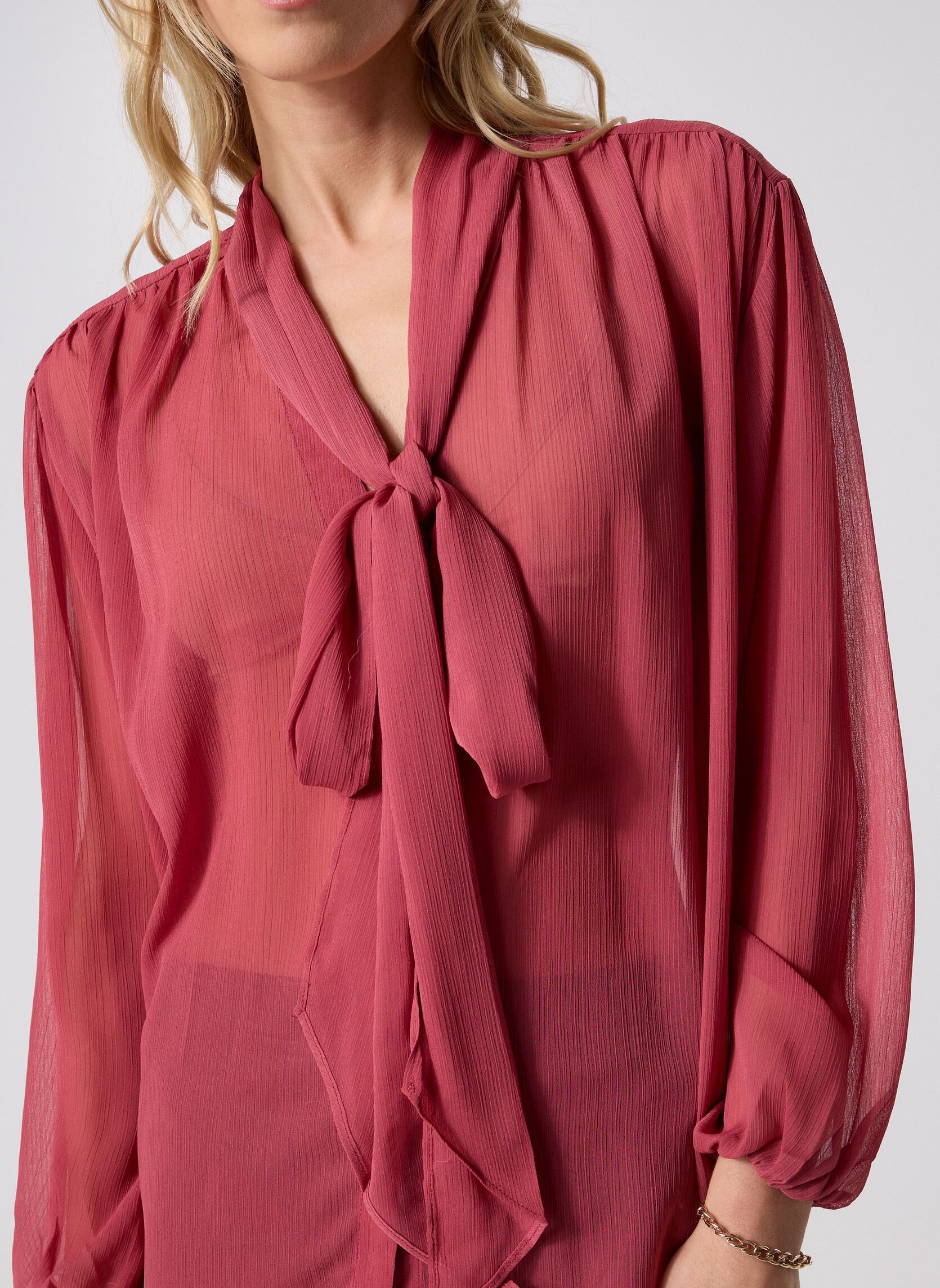 Blouses met lange mouwen Splendide dames roze Grace & Mila Blouses met lange mouwen Splendide dames roze Blush