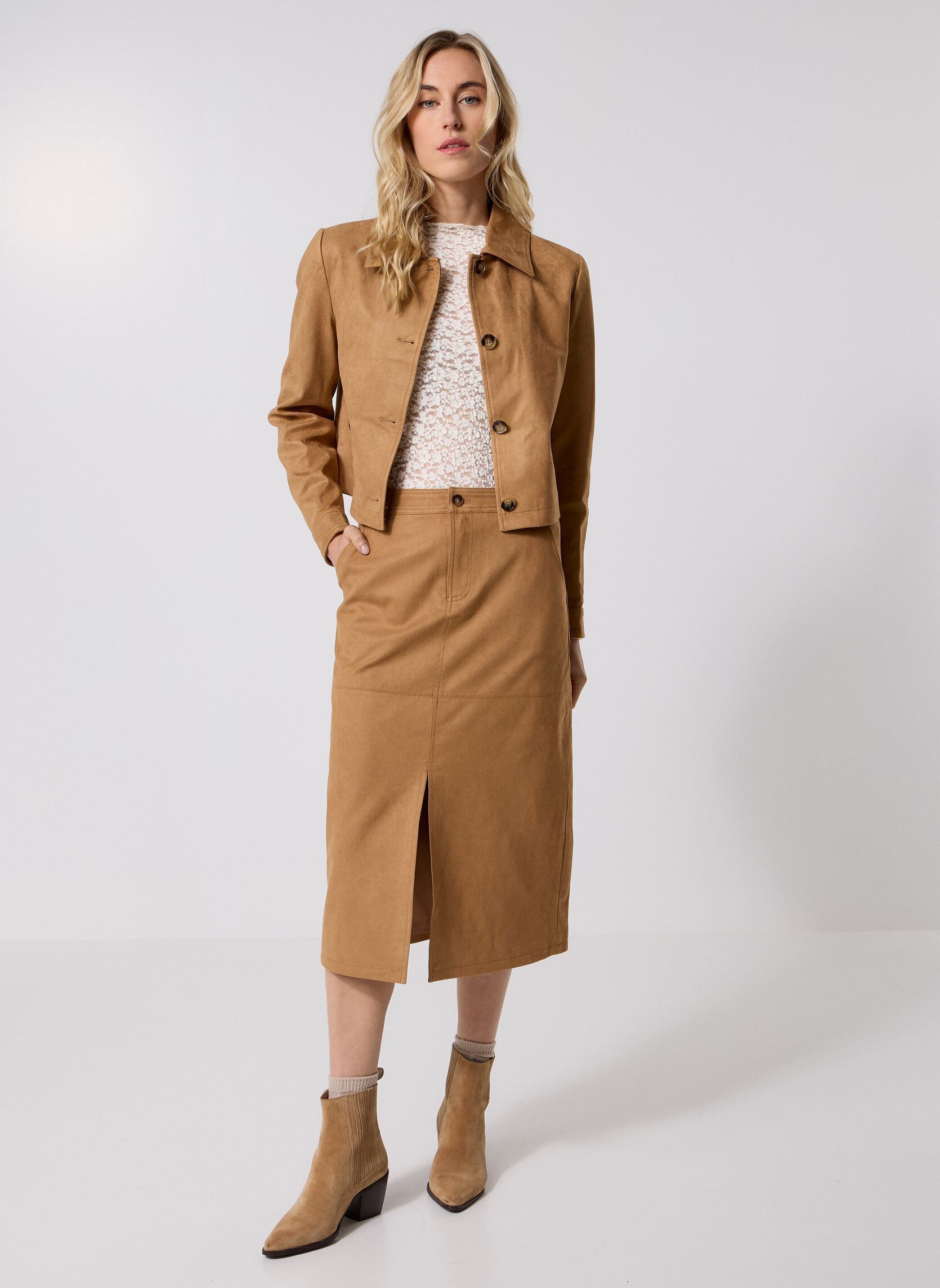 Jassen Sullivan dames beige Grace & Mila Jassen Sullivan dames beige Ocre