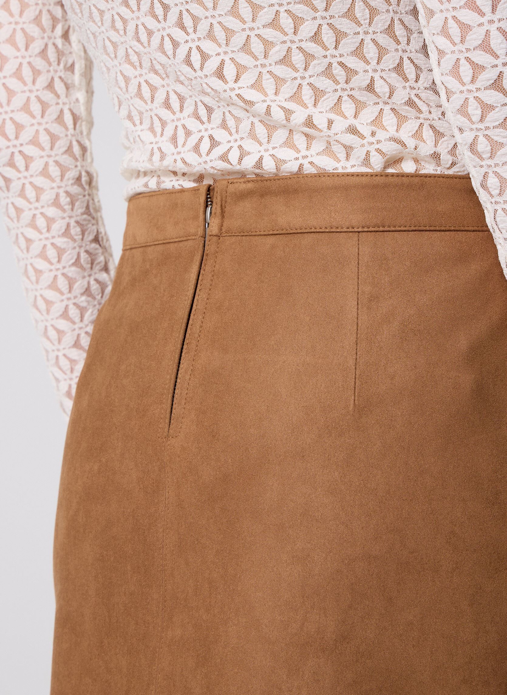 Korte rokken Surprenante dames bruin Grace & Mila Korte rokken Surprenante dames bruin Camel