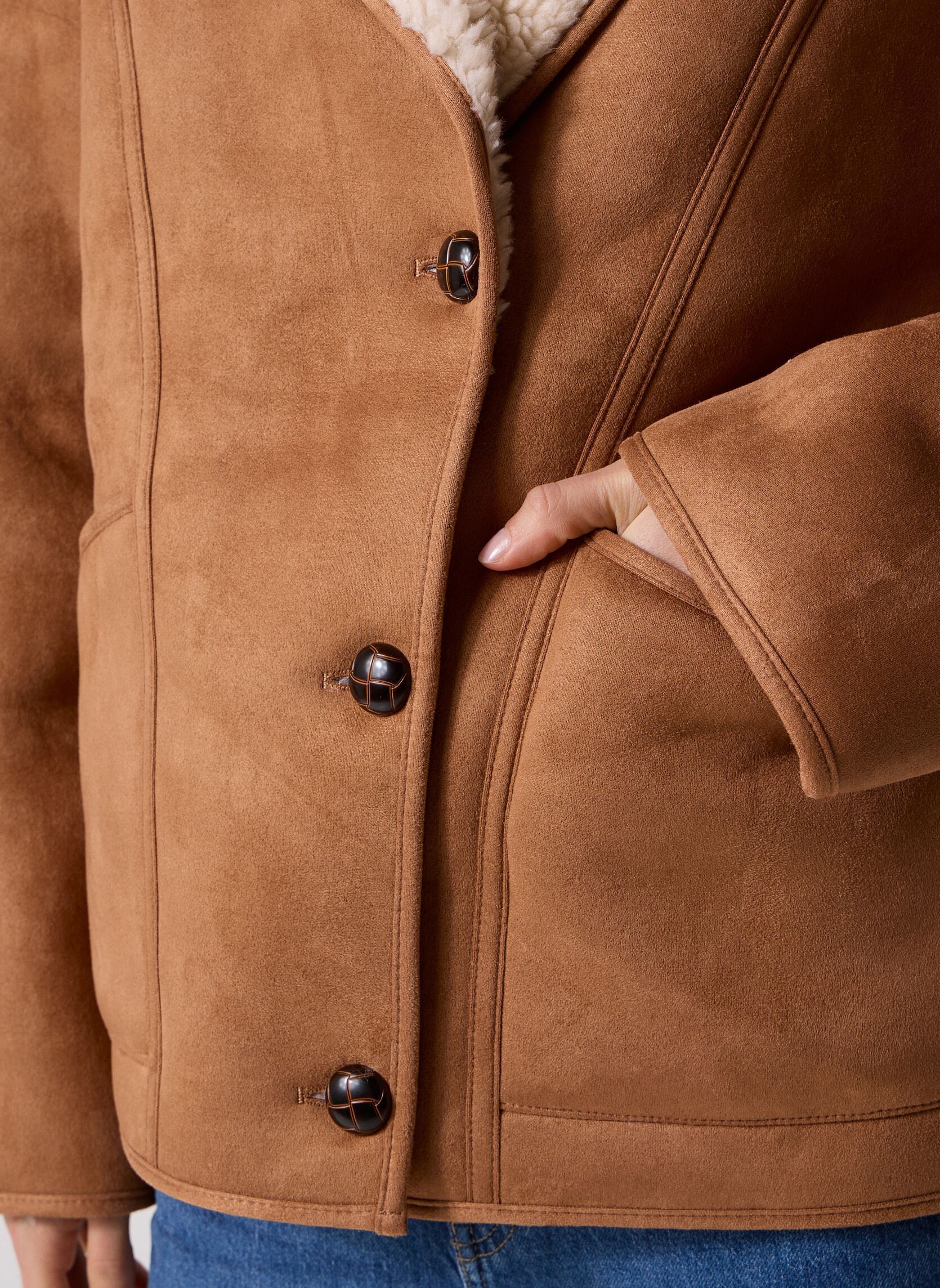 Manteaux Swan femme marron Grace & Mila Manteaux Swan femme marron Camel