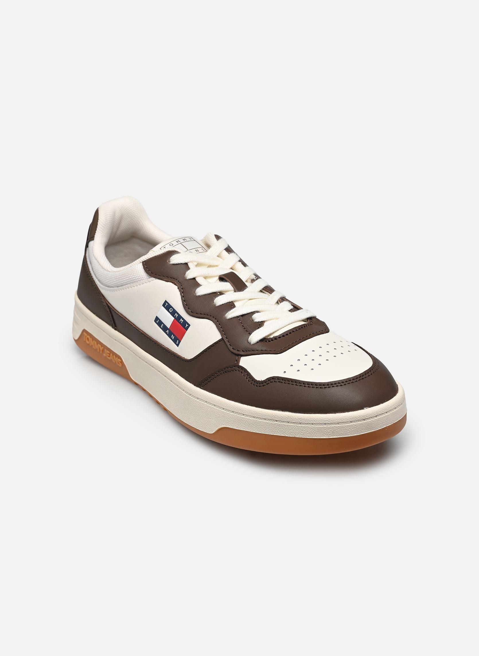 Baskets Tommy Jeans TJM CUPSOLE LEATHER ESS 0LI pour Homme