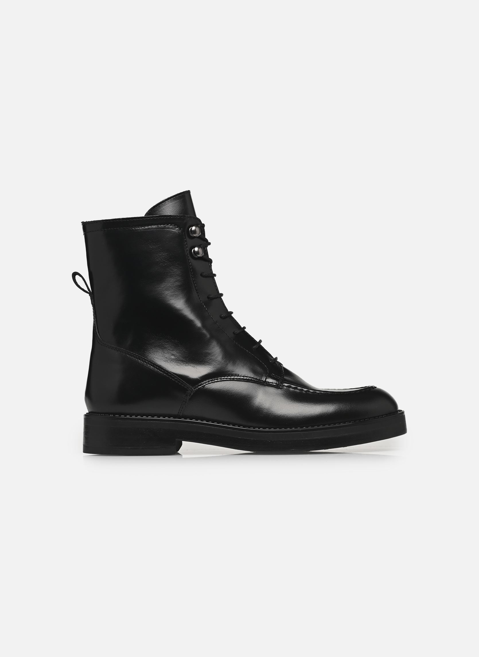 Veterlaarsjes ALIDA dames zwart Jonak Veterlaarsjes ALIDA dames zwart NOIR