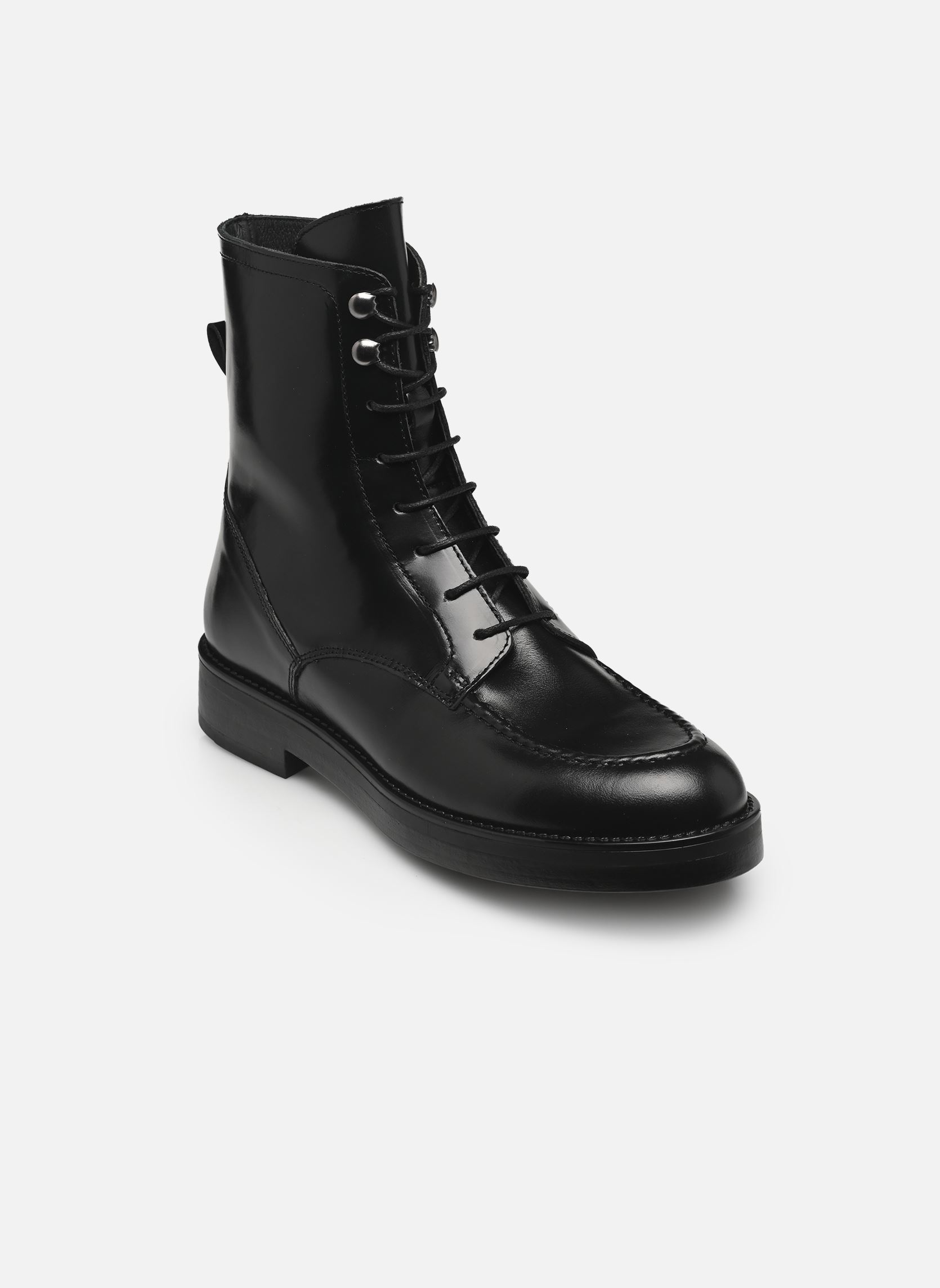 Veterlaarsjes ALIDA dames zwart Jonak Veterlaarsjes ALIDA dames zwart NOIR