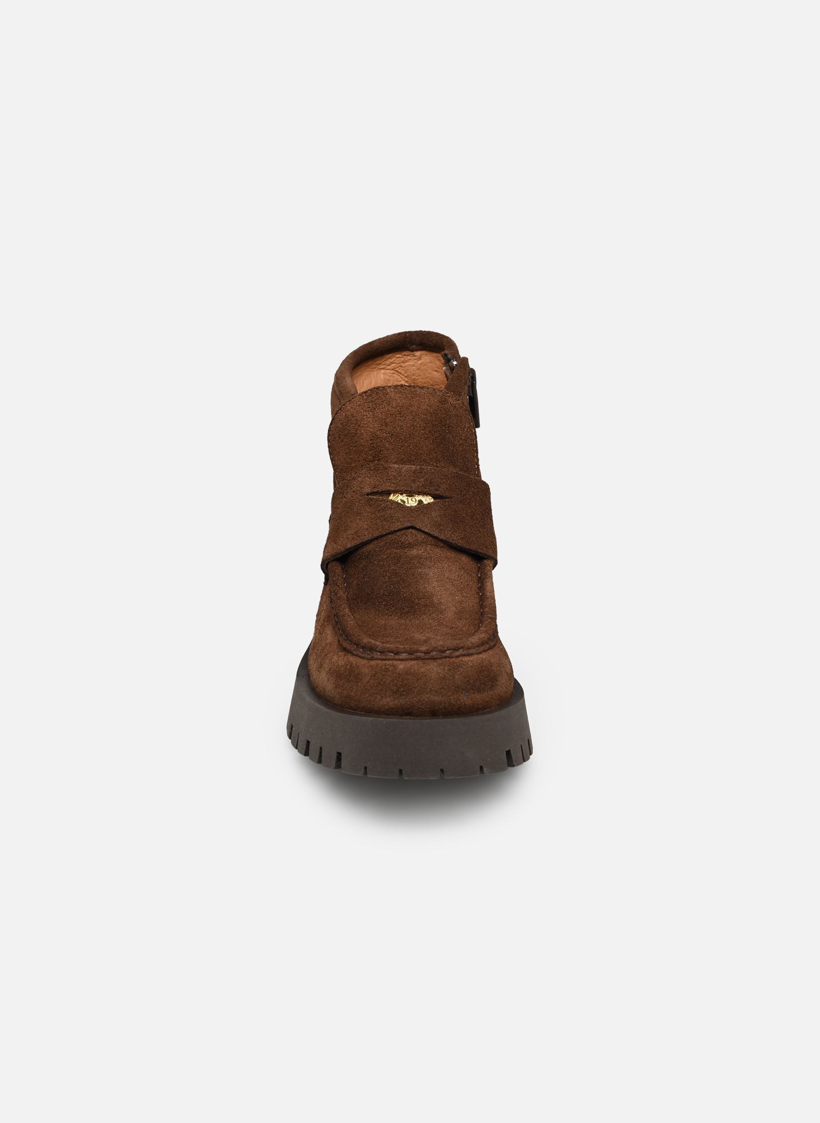 Enkellaarzen en boots DESK dames bruin Jonak Enkellaarzen en boots DESK dames bruin Marron foncé