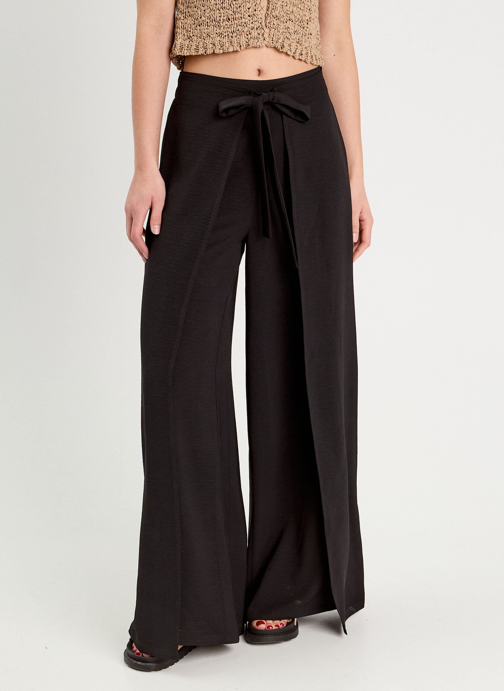 Pantalons droit PANFLOWSONG femme noir Cache Cache Pantalons droit PANFLOWSONG femme noir Noir