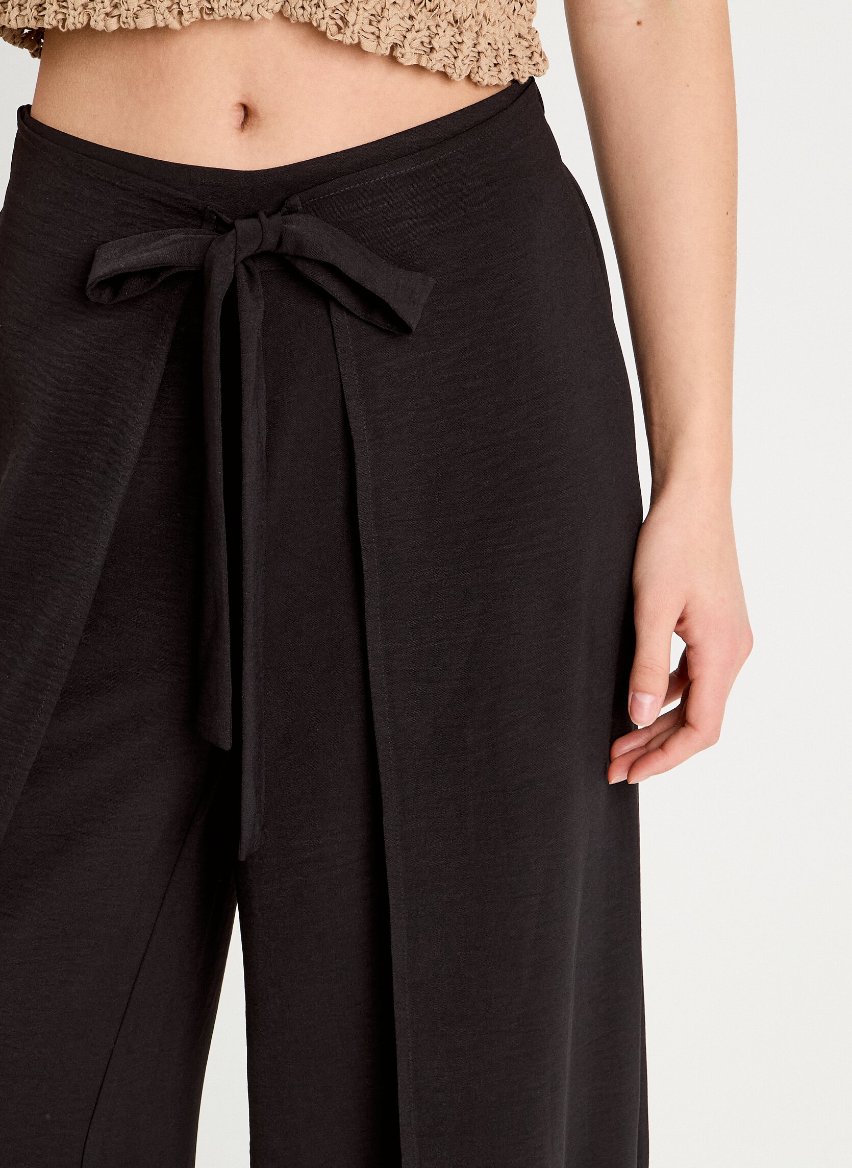 Pantalons droit PANFLOWSONG femme noir Cache Cache Pantalons droit PANFLOWSONG femme noir Noir