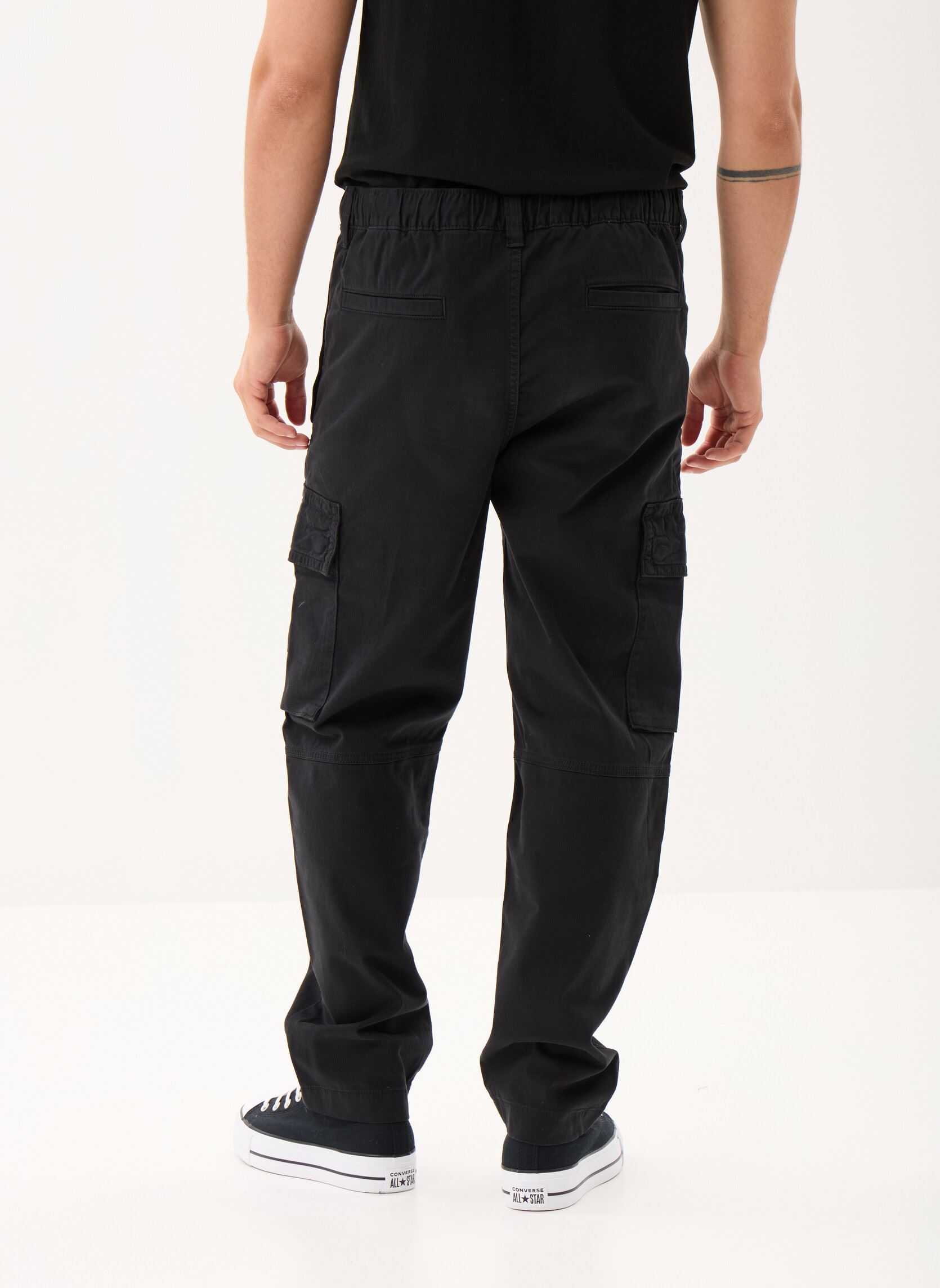 Pantalons chino Sisla-9-Cargo homme noir BOSS Pantalons chino Sisla-9-Cargo homme noir 001