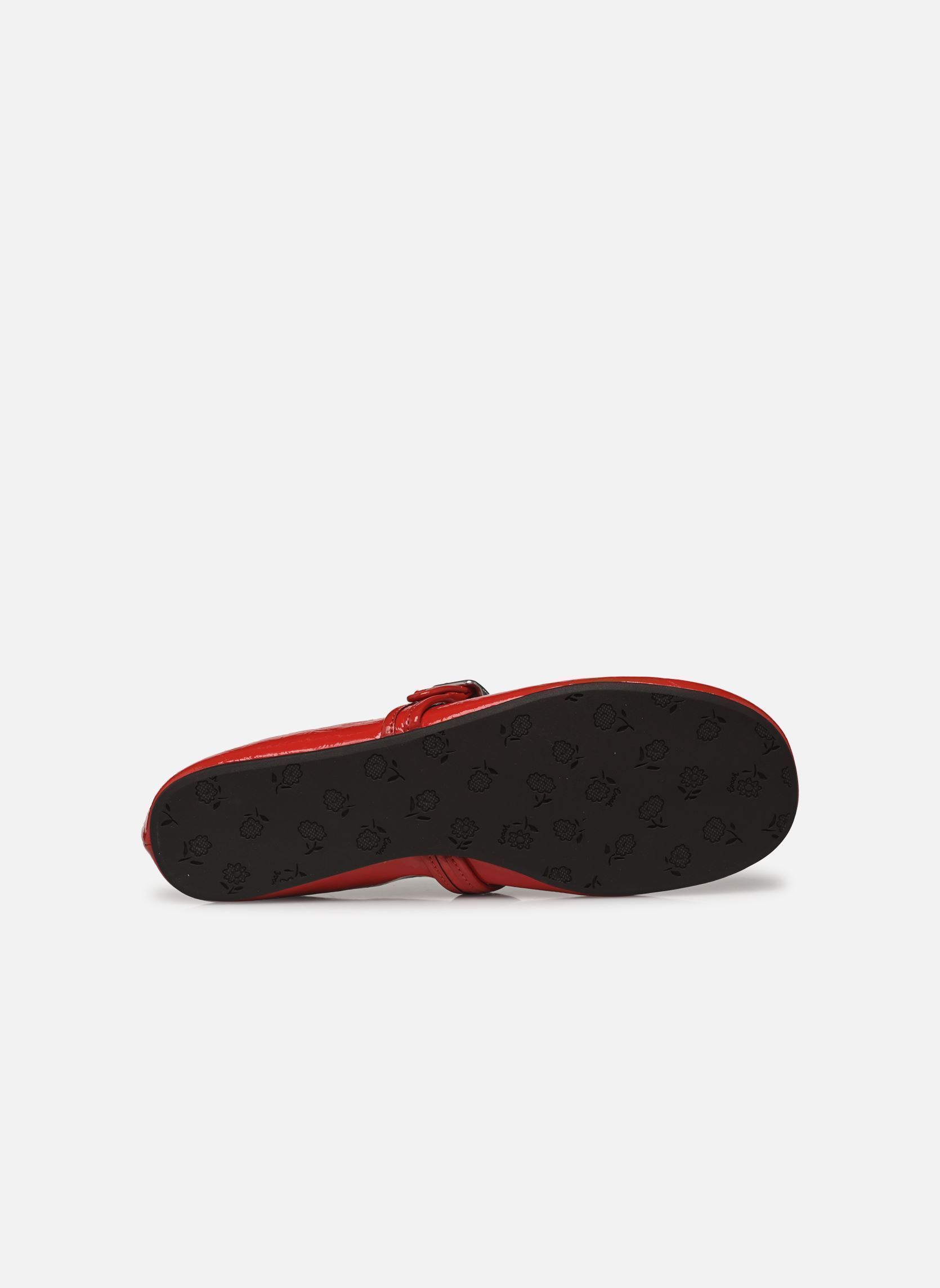Klassische Ballerinas Sculpted C Crinkle Patent Leather Soft M damen rot Coach Klassische Ballerinas Sculpted C Crinkle Patent Leather Soft M damen rot SPORT RED