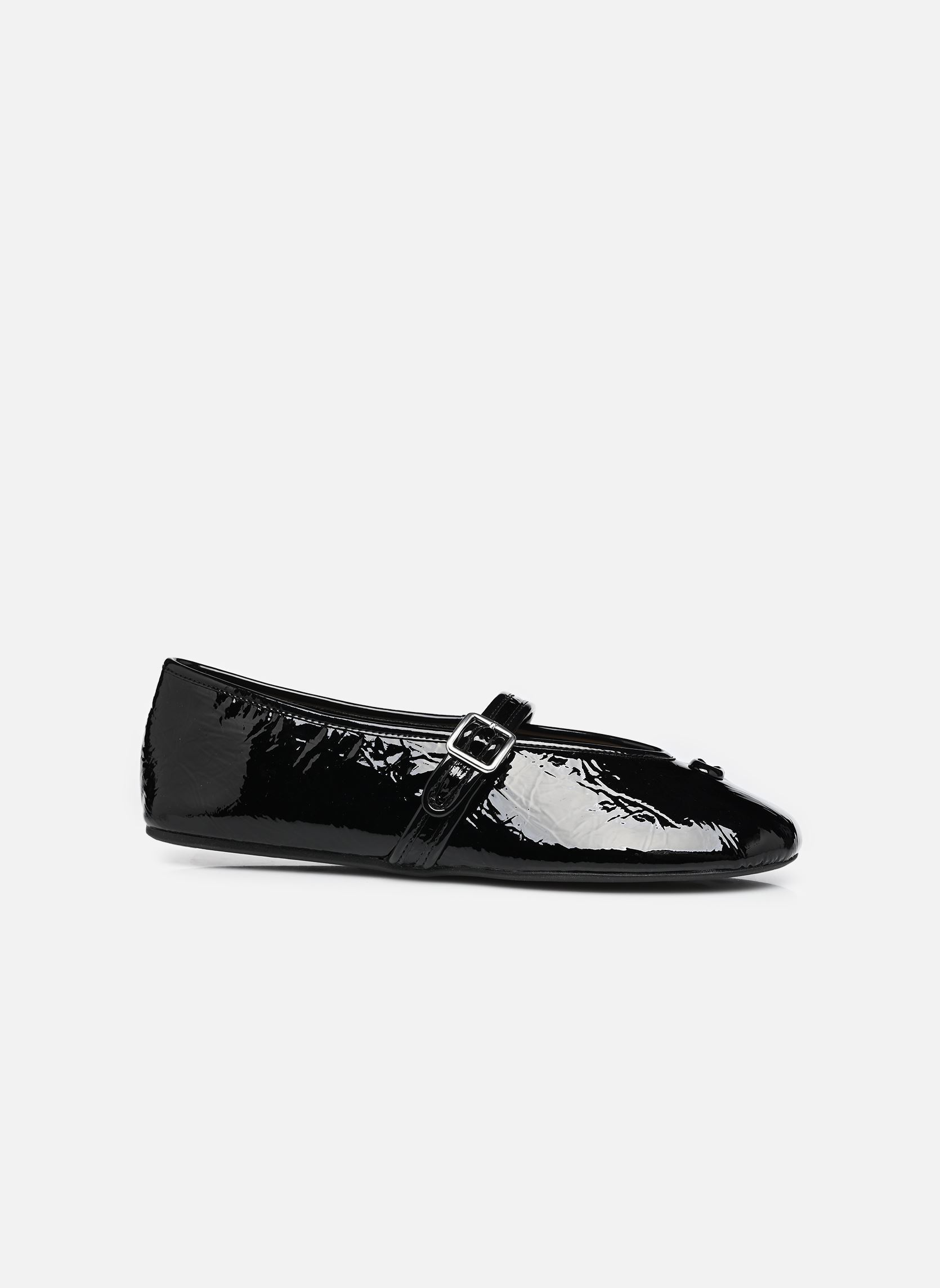 Ballerines classiques Sculpted C Crinkle Patent Leather Soft M femme noir Coach Ballerines classiques Sculpted C Crinkle Patent Leather Soft M femme noir BLACK