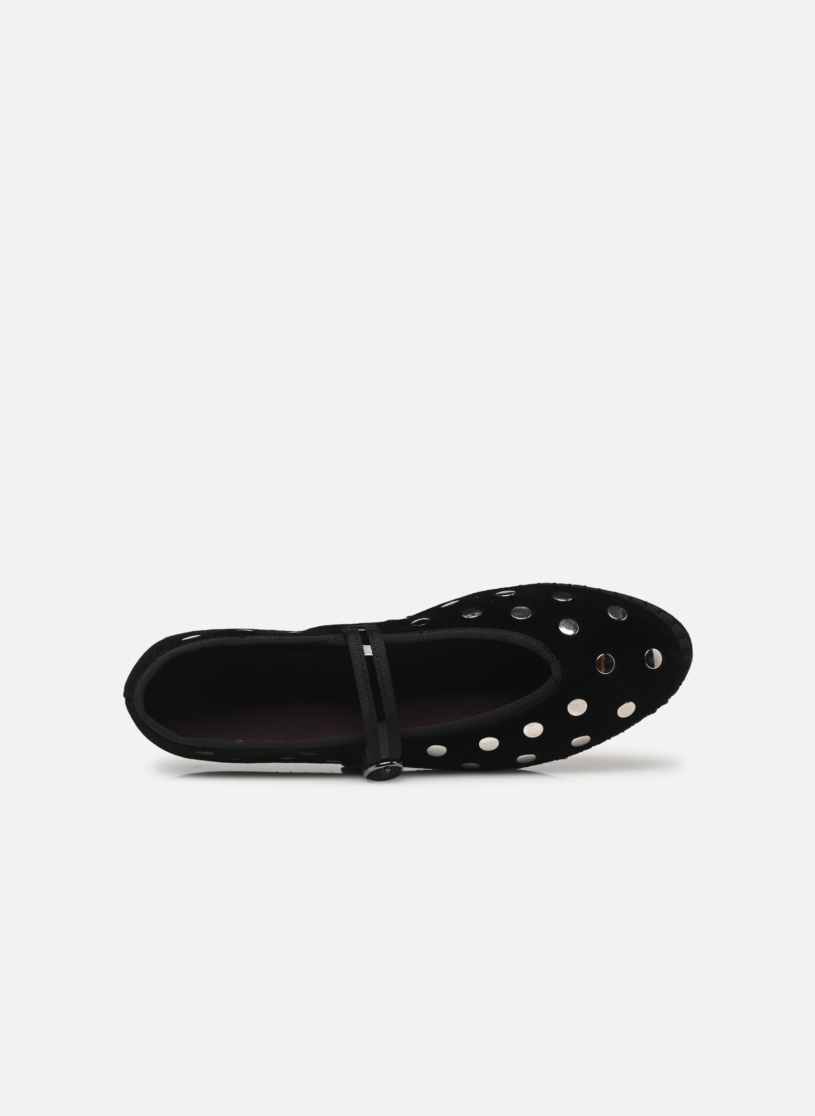Babies Mary Jane Velvet Studs femme noir Flabelus Babies Mary Jane Velvet Studs femme noir NEGRO