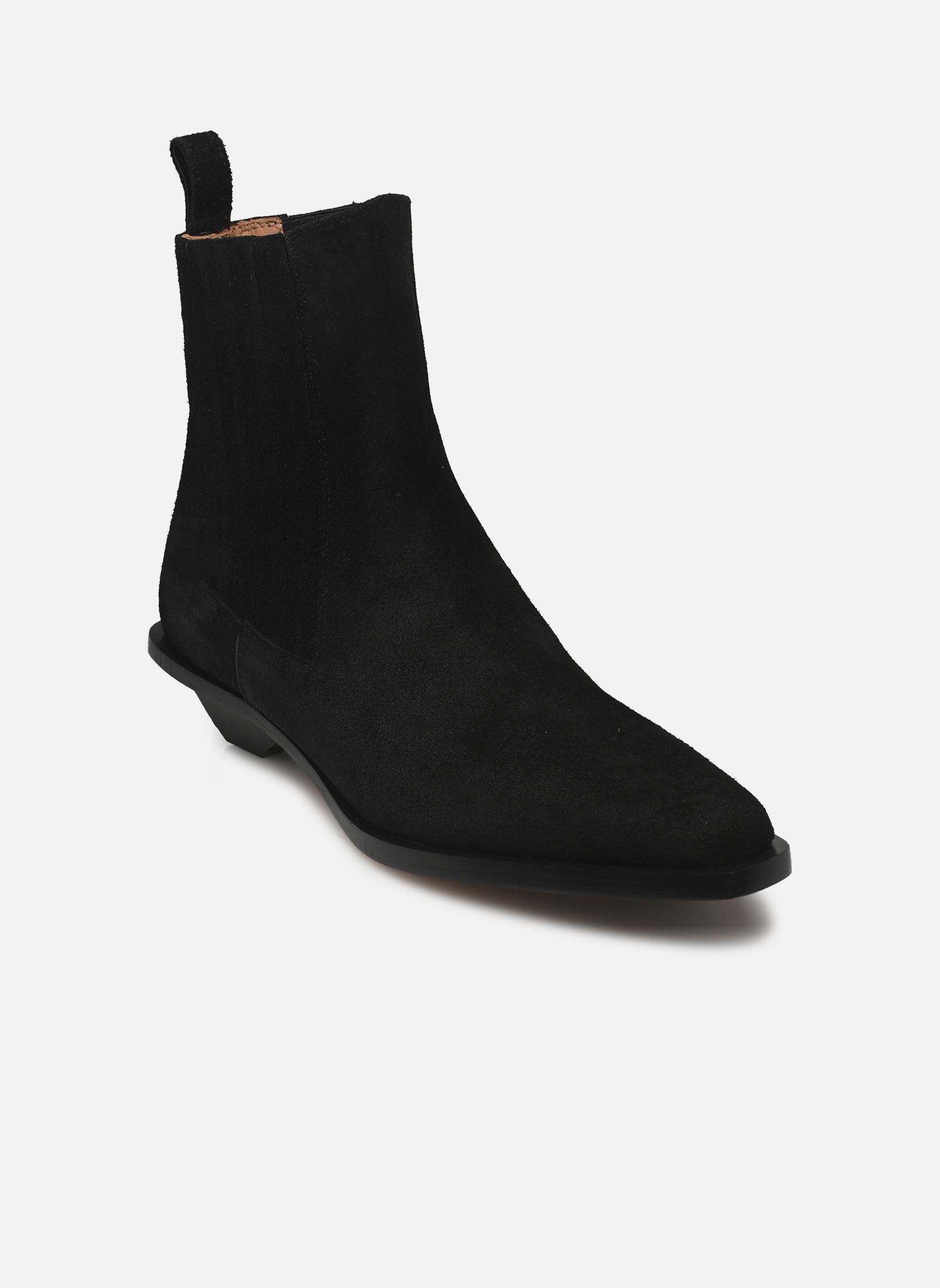 Enkellaarzen en boots Indigo dames zwart Flattered Enkellaarzen en boots Indigo dames zwart SUEDE BLACK