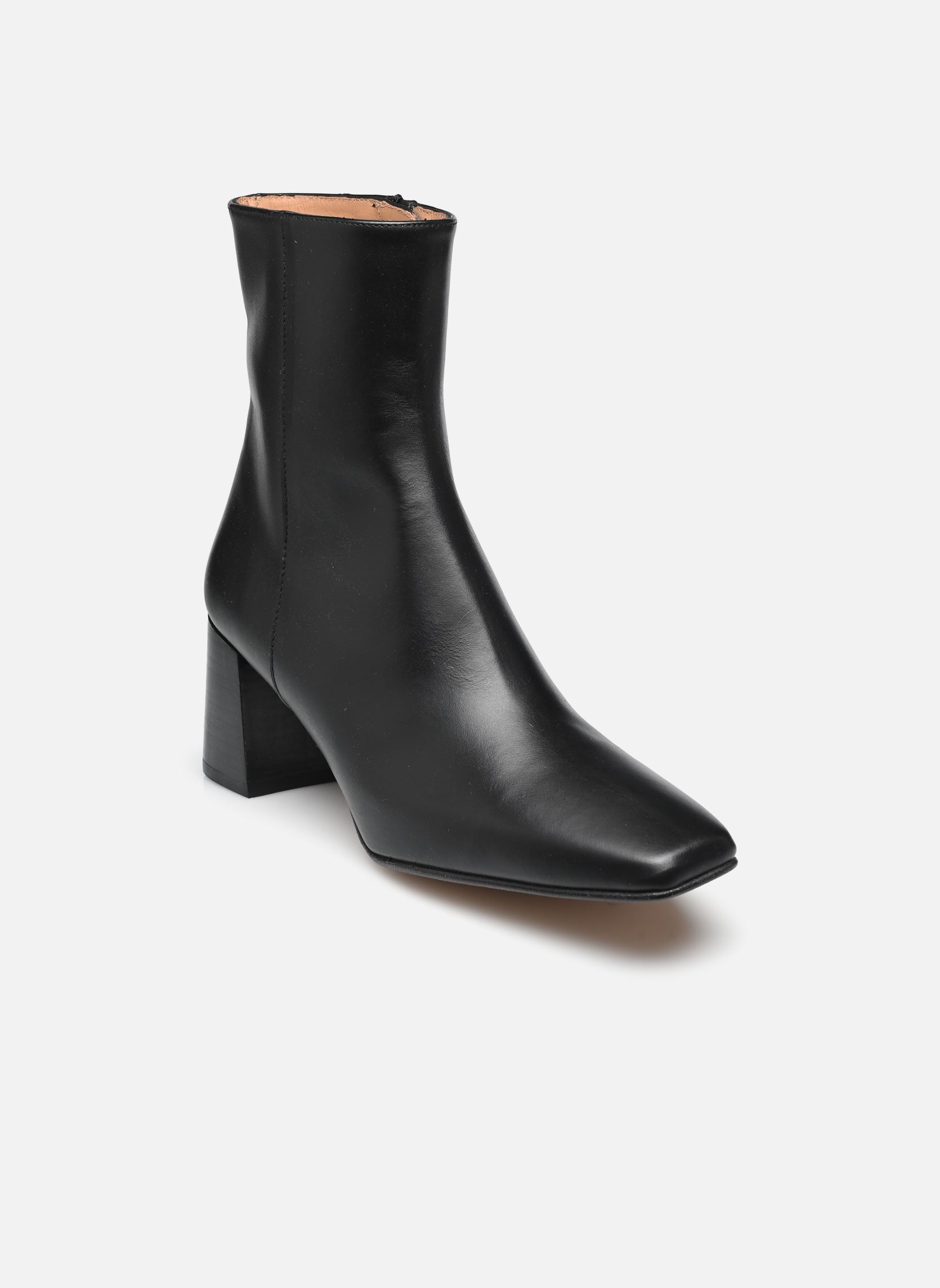 Bottines et boots Cay femme noir Flattered Bottines et boots Cay femme noir LEATHER BLACK