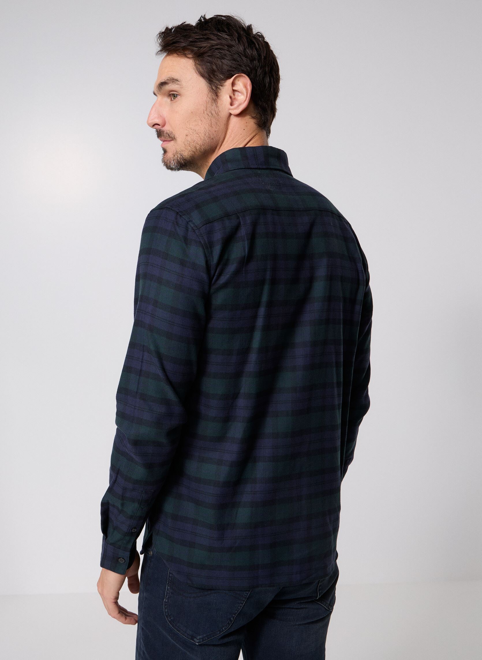 Hemden Blackwatch Tartan Brushed Twil herren blau Fred Perry Hemden Blackwatch Tartan Brushed Twil herren blau BLACKWATCH TARTA