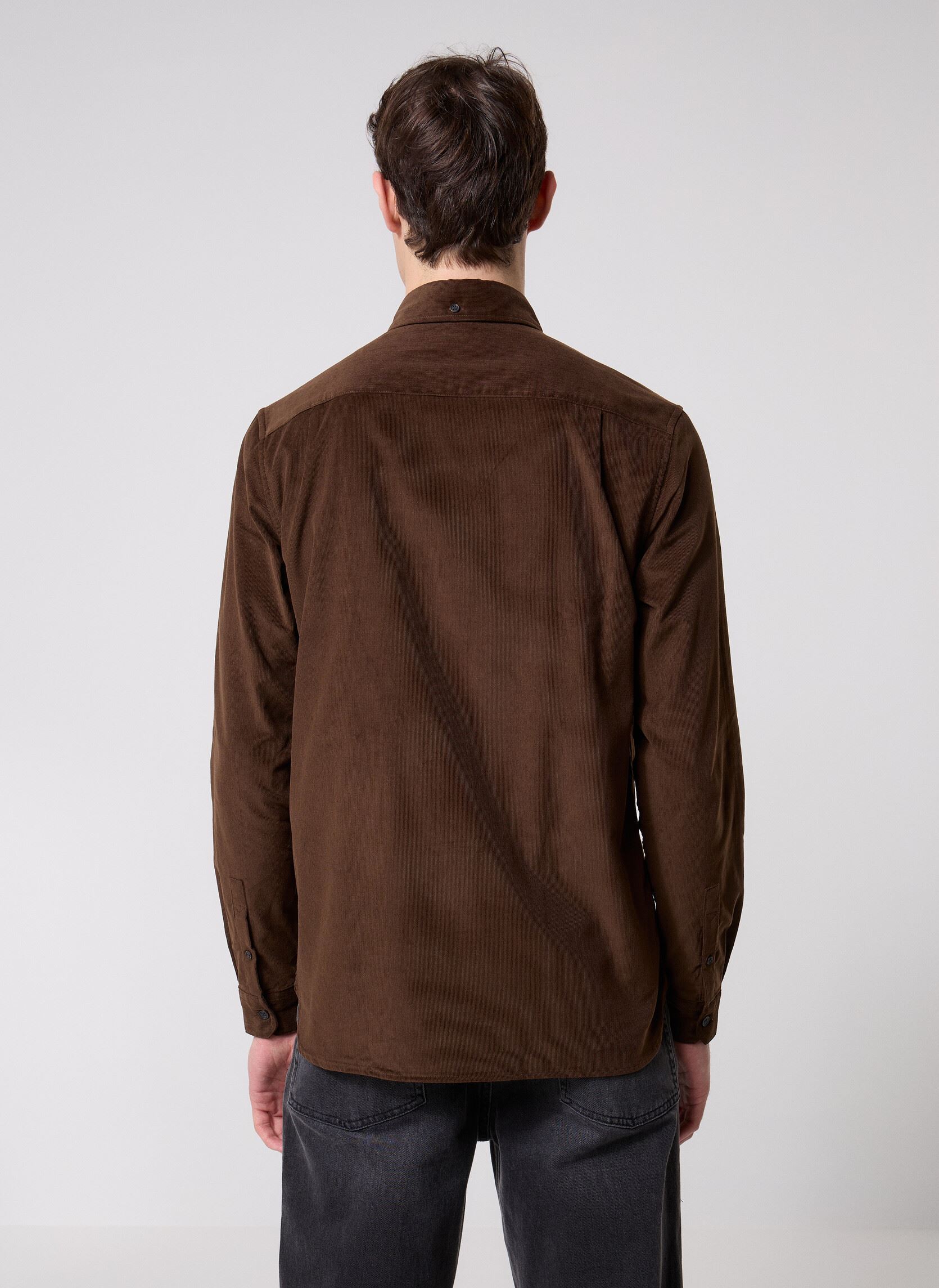 Hemden Needle Cord Shirt herren braun Fred Perry Hemden Needle Cord Shirt herren braun BURNT TOBACCO