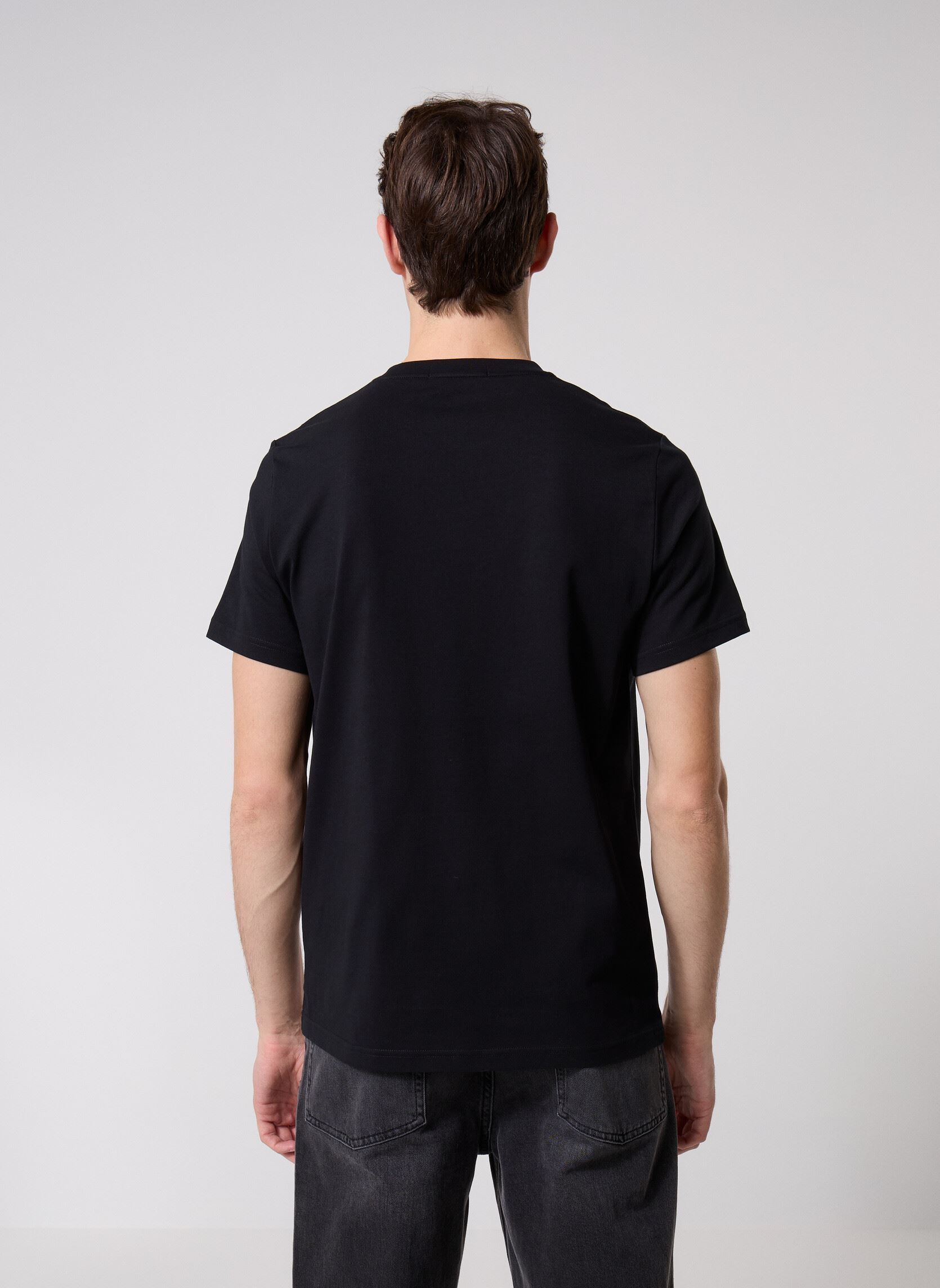Kurzarm-T-Shirts Outline Laurel Wreath T-Shirt herren schwarz Fred Perry Kurzarm-T-Shirts Outline Laurel Wreath T-Shirt herren schwarz Black