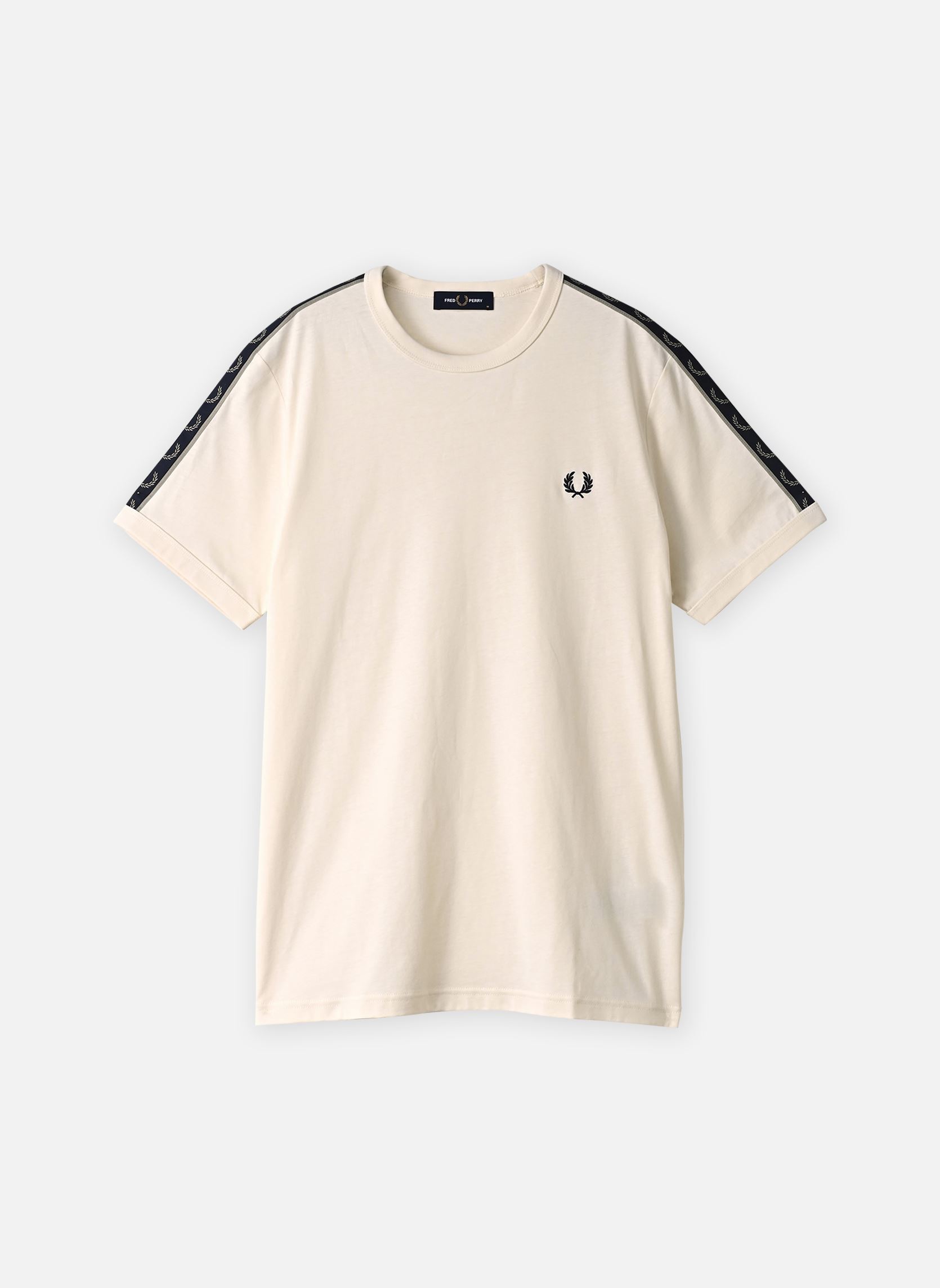 T-Shirts Contrast Tape Ringer T-Shirt herren beige Fred Perry T-Shirts Contrast Tape Ringer T-Shirt herren beige ECRU