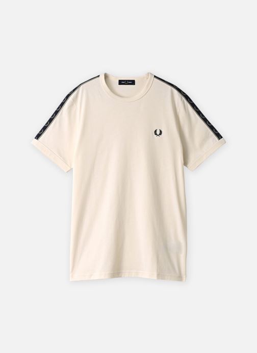 Fred Perry T-Shirts Contrast Tape Ringer T-Shirt herren beige