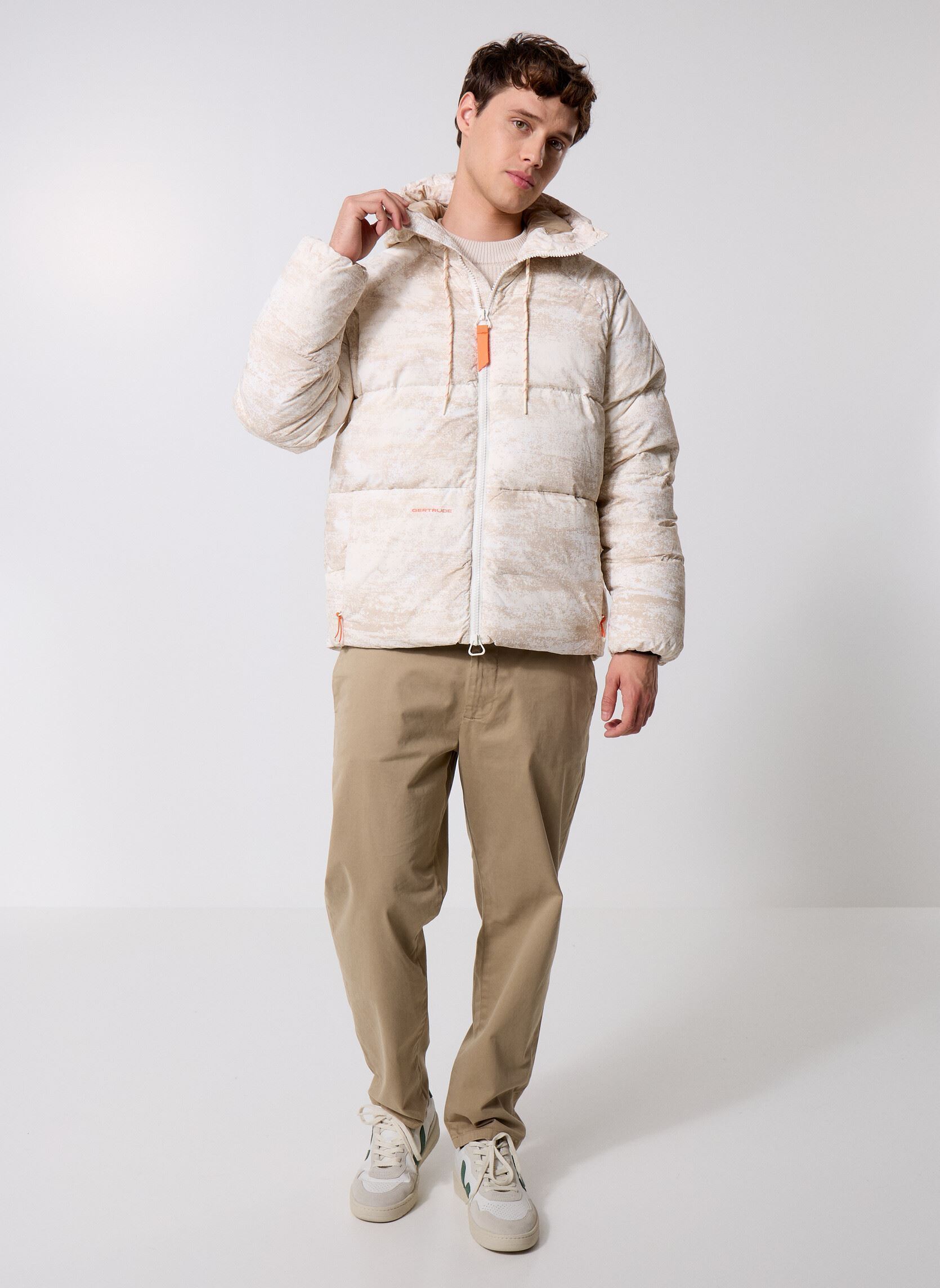 Daunenjacken Azael Print Doudoune beige Gertrude Daunenjacken Azael Print Doudoune beige BRUME