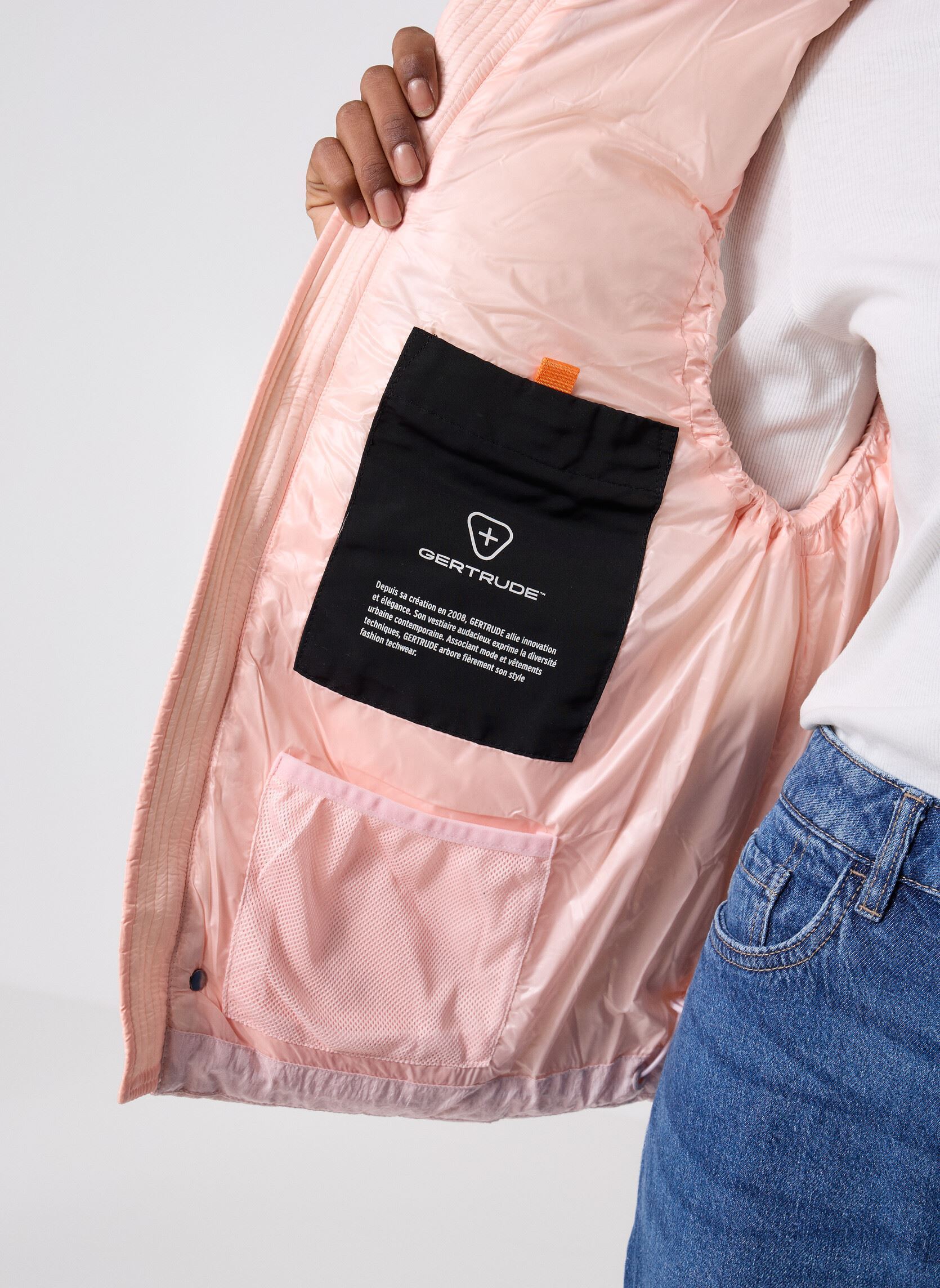 Chaquetas sin mangas Cesario-R Doudoune rosa Gertrude Chaquetas sin mangas Cesario-R Doudoune rosa POUDRE