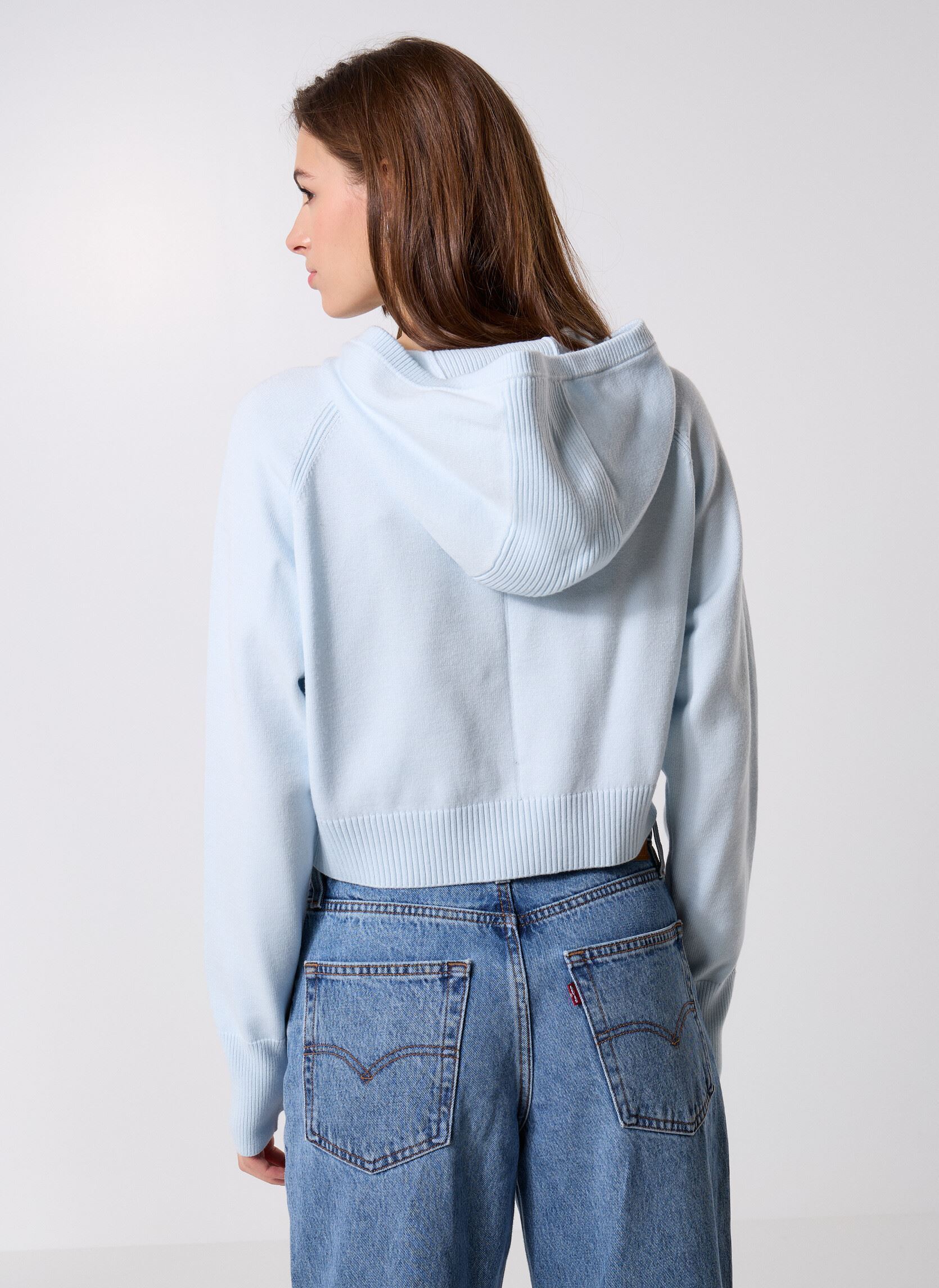 Hoodies Delphine Pull Capuche dames blauw Gertrude Hoodies Delphine Pull Capuche dames blauw GLACIER