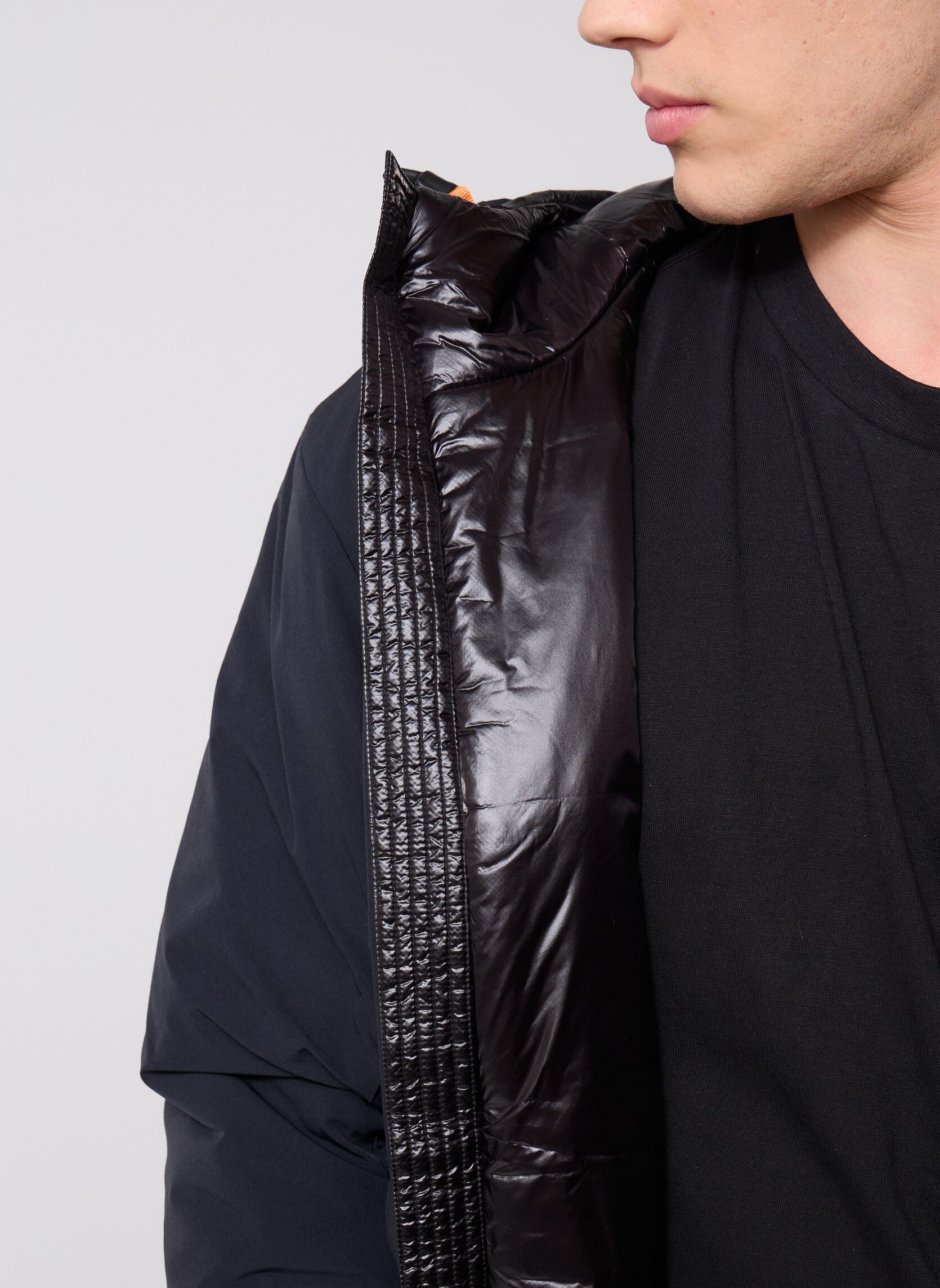 Winterjas Elzear Veste heren zwart Gertrude Winterjas Elzear Veste heren zwart BLACK