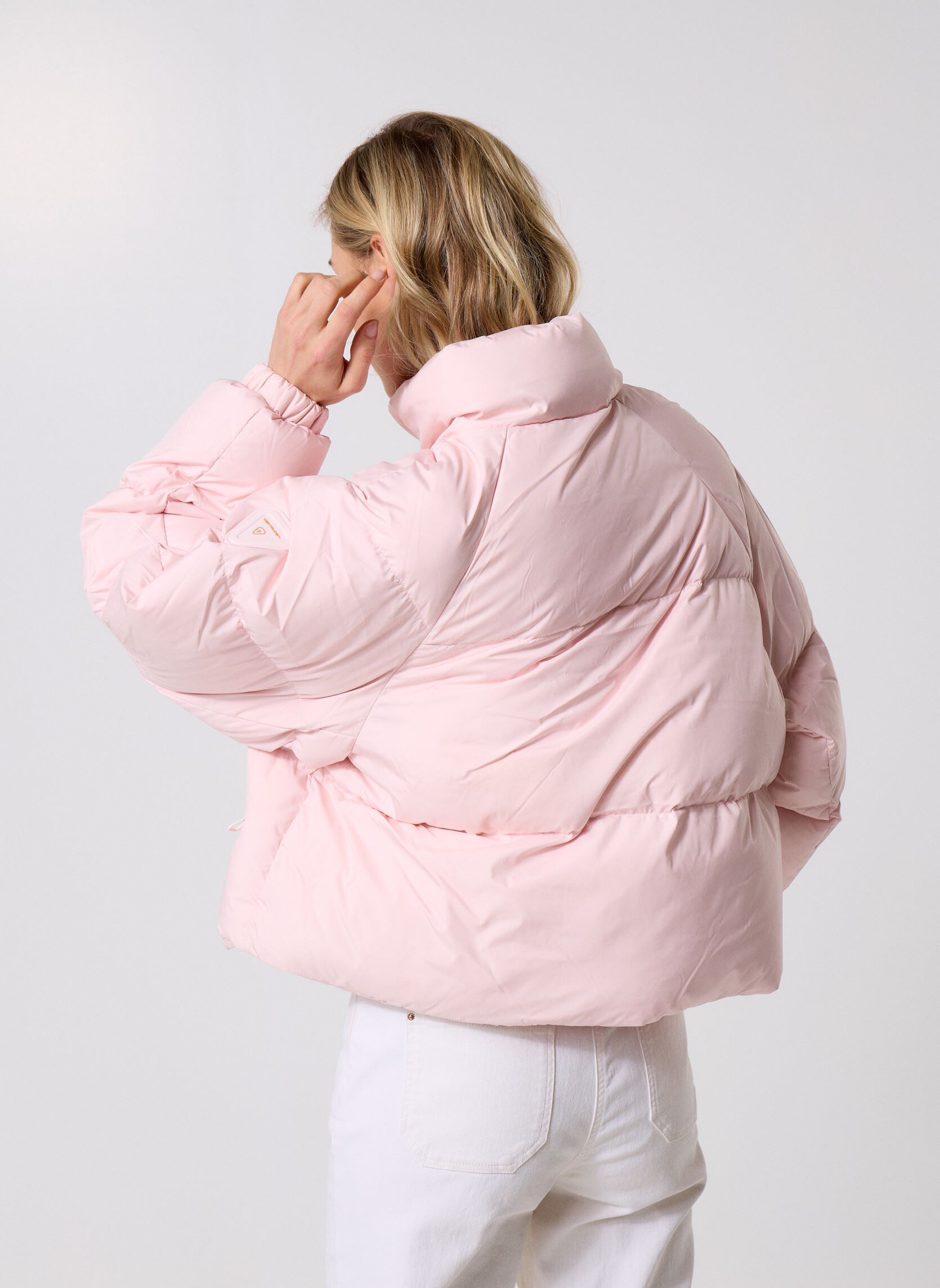 Doudounes Emmanuel Doudoune femme rose Gertrude Doudounes Emmanuel Doudoune femme rose POUDRE