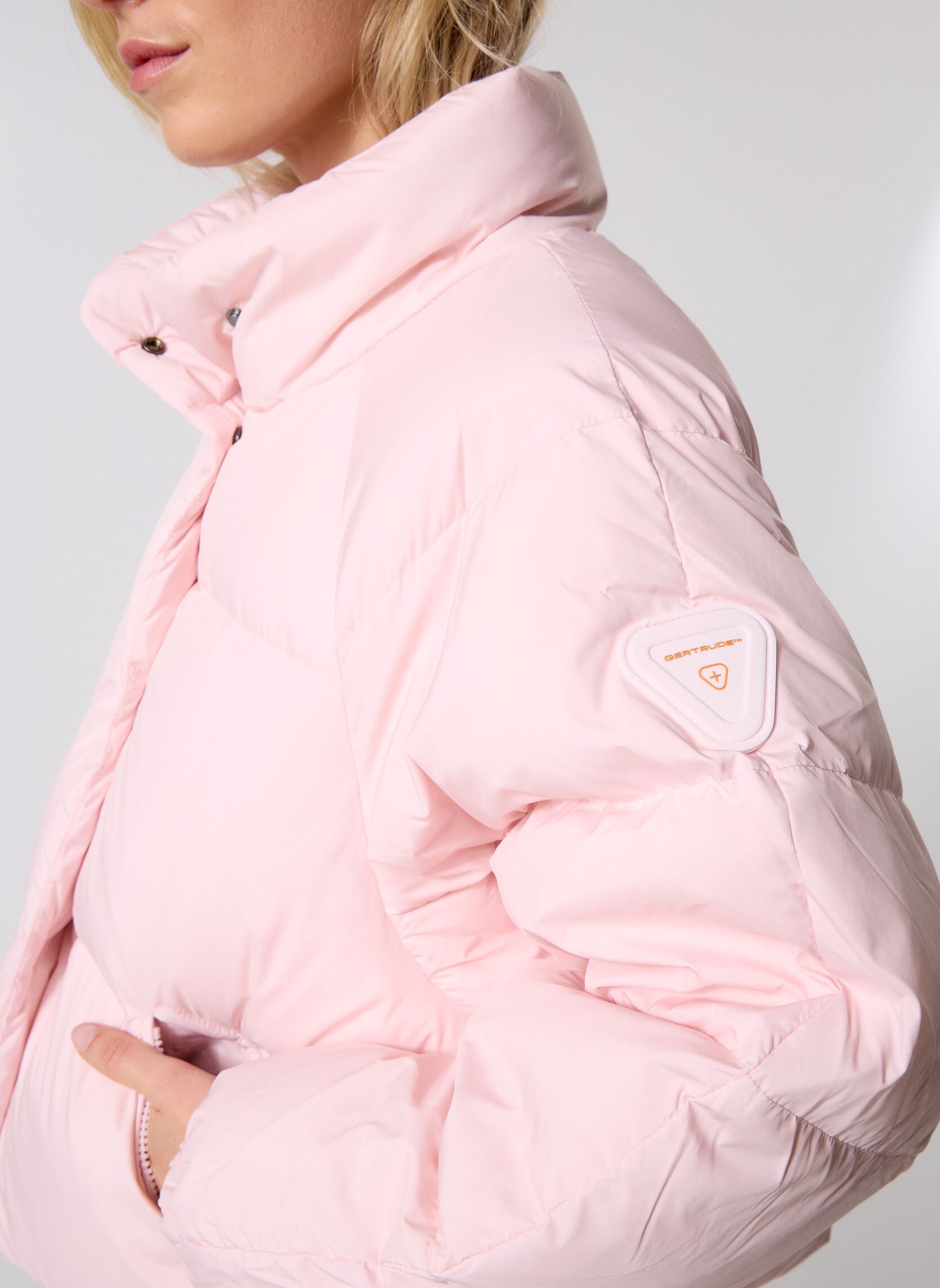 Doudounes Emmanuel Doudoune femme rose Gertrude Doudounes Emmanuel Doudoune femme rose POUDRE