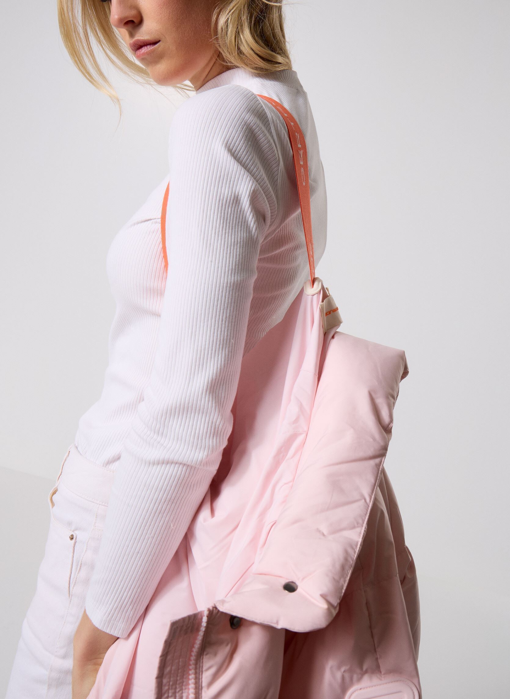 Doudounes Emmanuel Doudoune femme rose Gertrude Doudounes Emmanuel Doudoune femme rose POUDRE