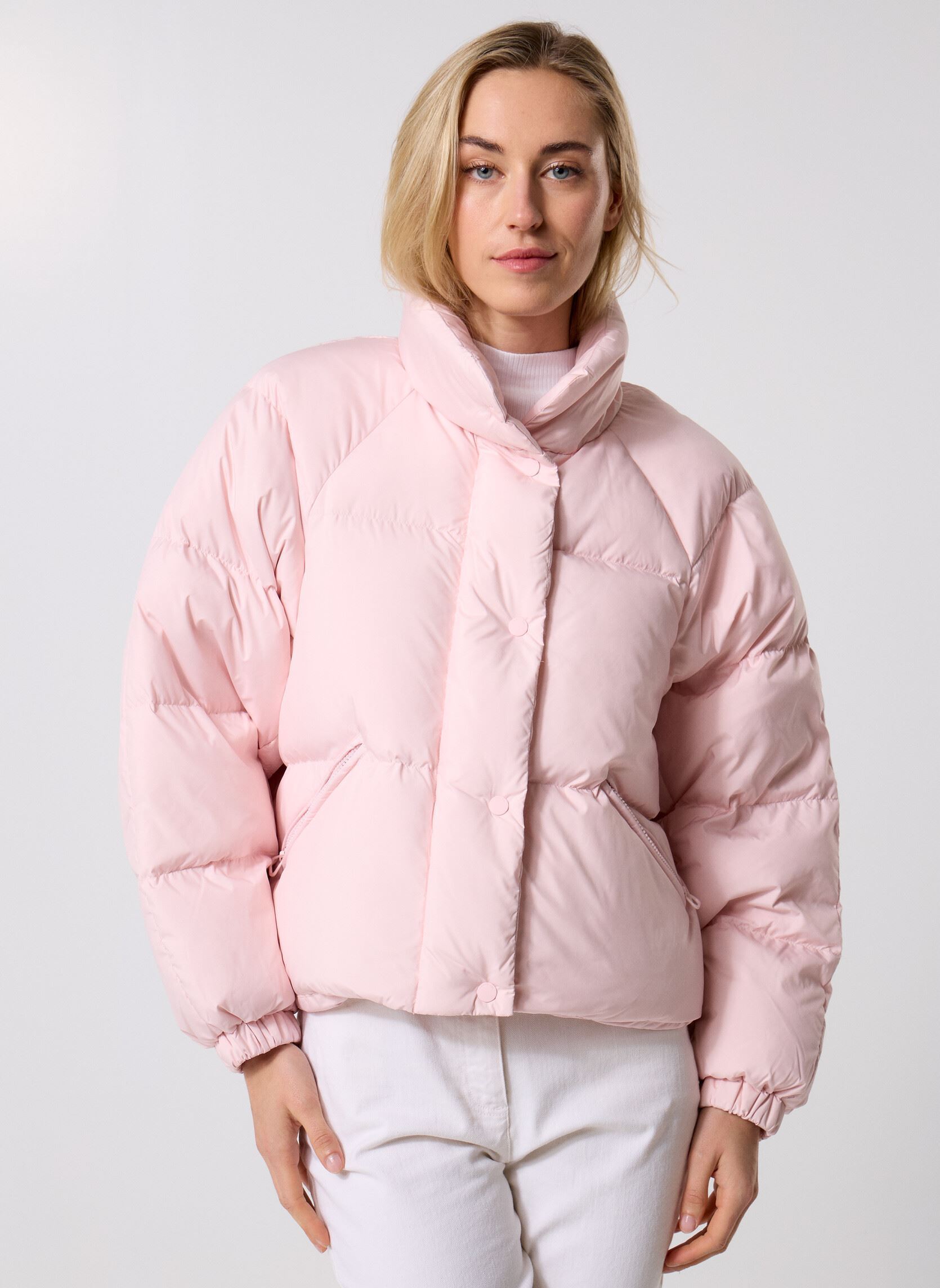 Doudounes Emmanuel Doudoune femme rose Gertrude Doudounes Emmanuel Doudoune femme rose POUDRE