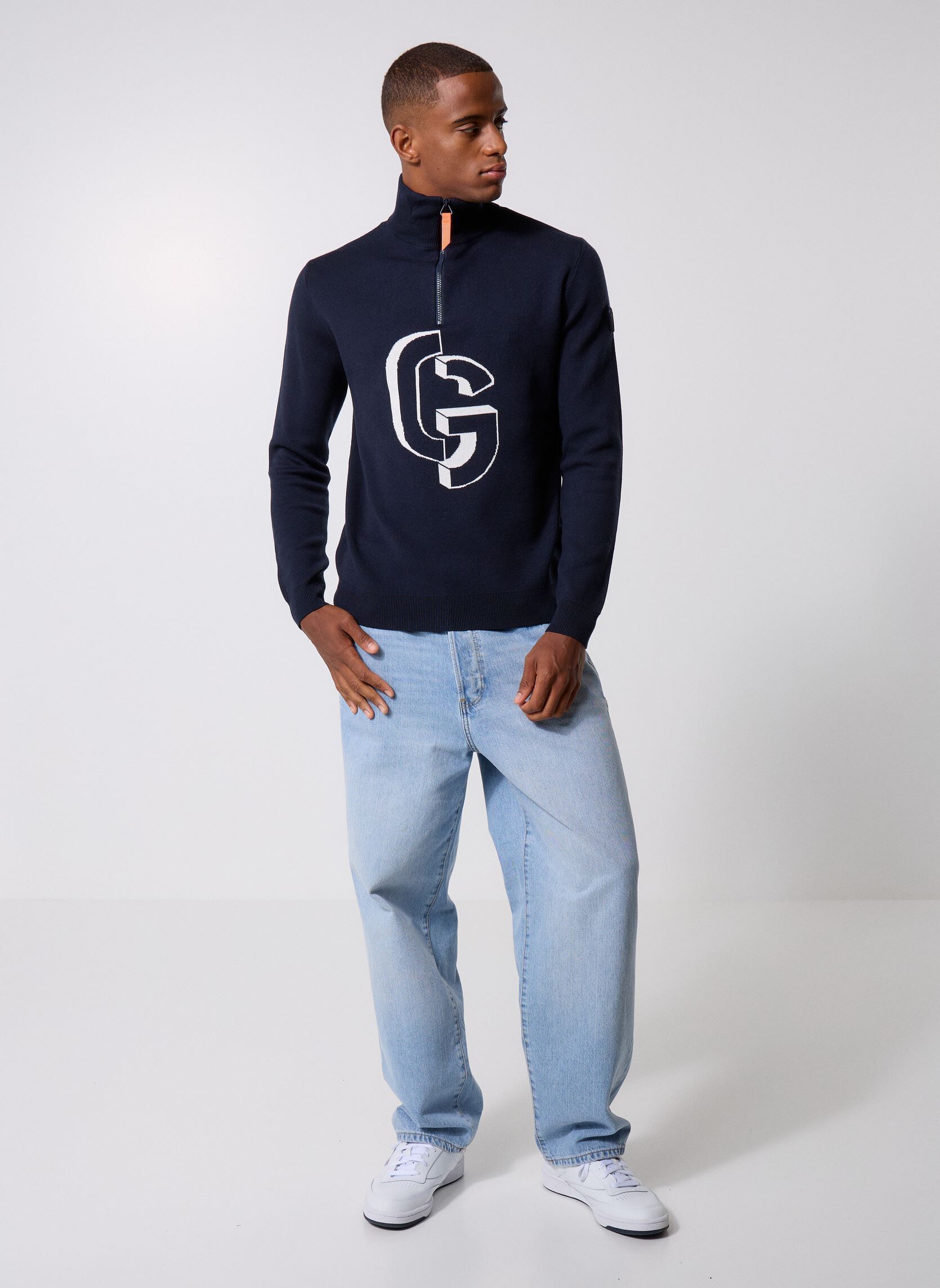 Truien Lewis Pull blauw Gertrude Truien Lewis Pull blauw NIGHT